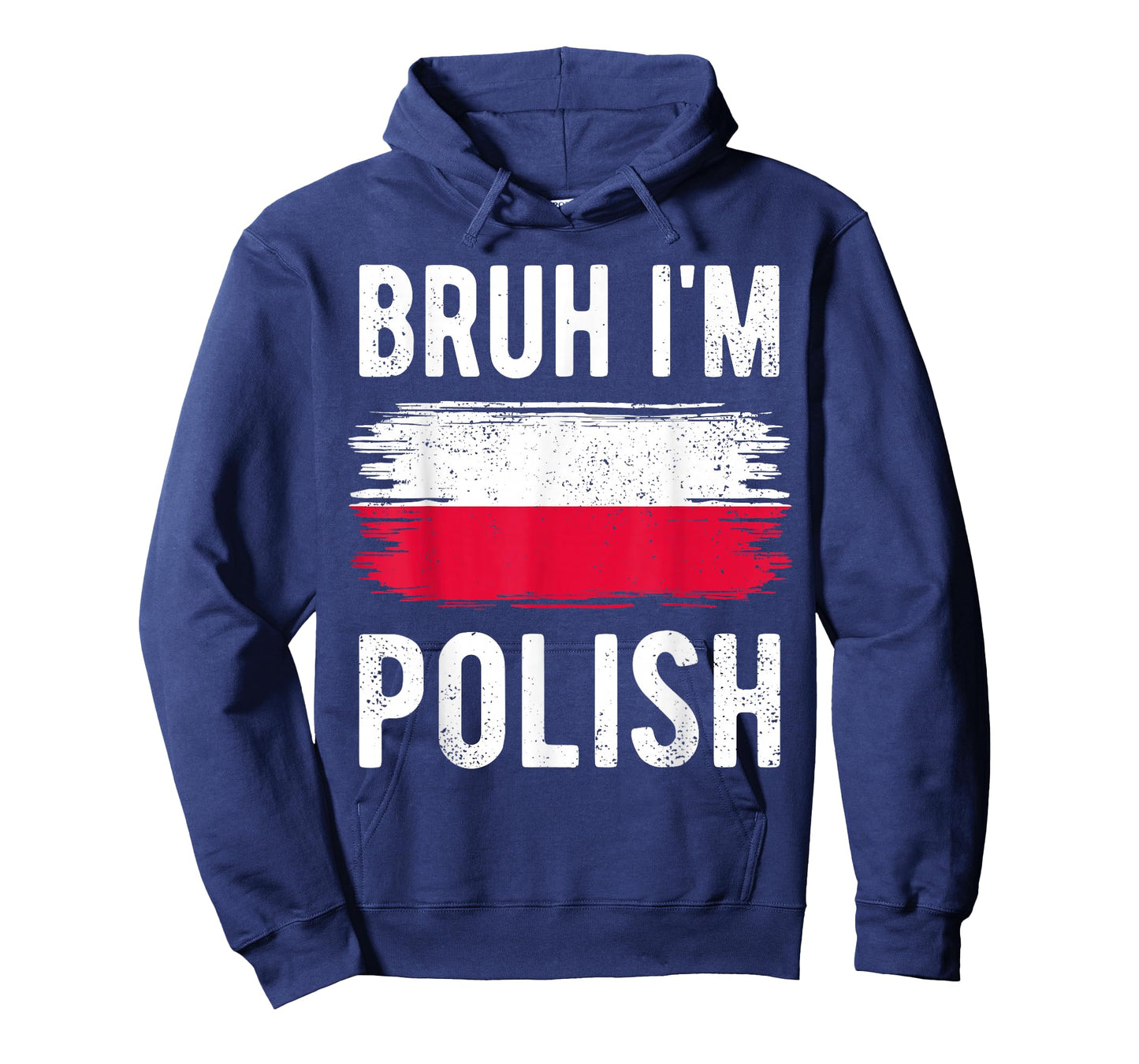 Bruh I'm Polish Funny Polska Polish Flag Polish Boys Kids T-Shirt