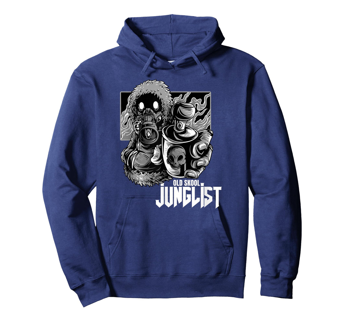 Junglist Raver Spray Can EDM Drum and Bass T-Shirt