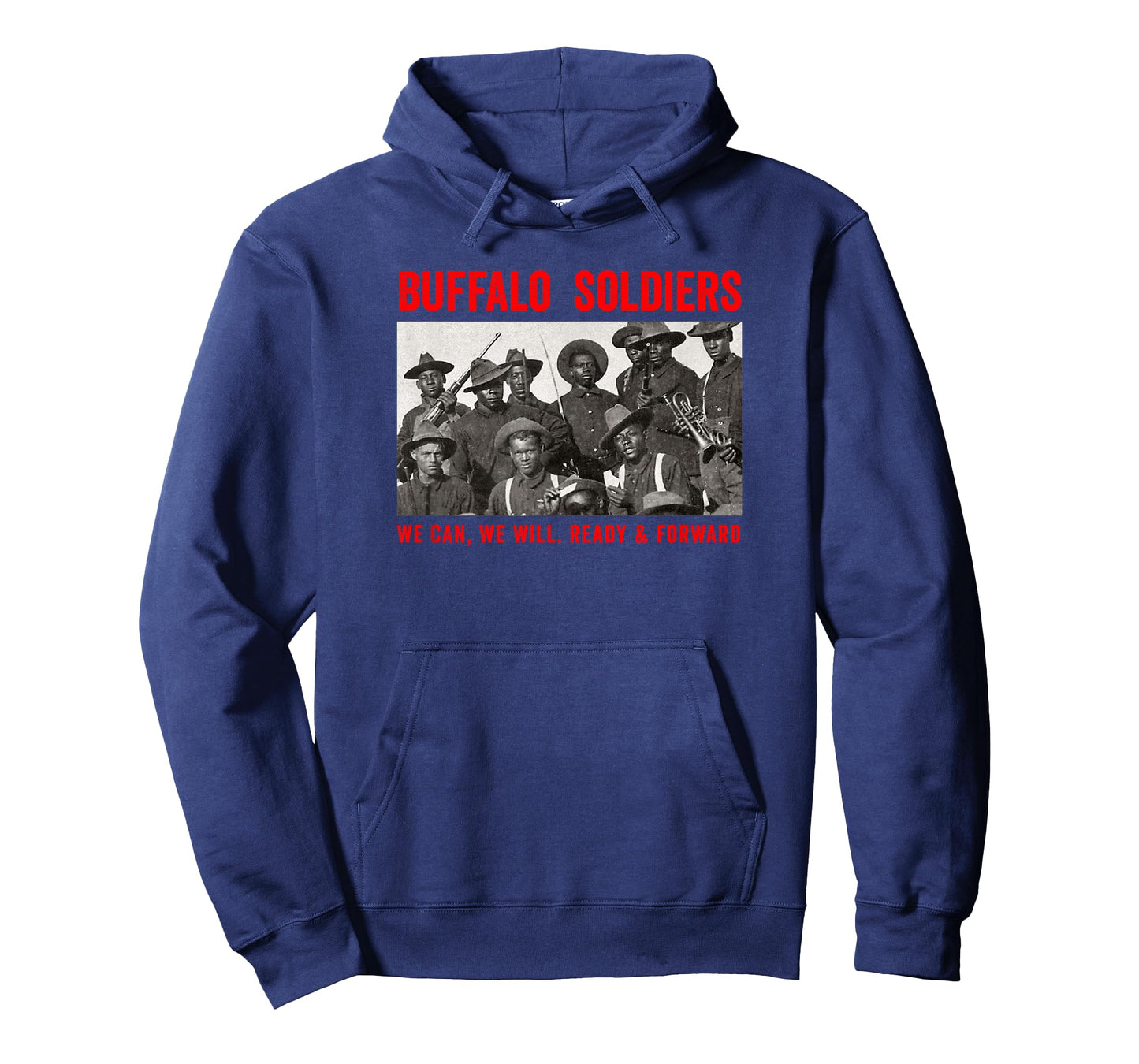 Buffalo Soldiers 9th and 10th Cavalry African American Heros T-Shirt Small