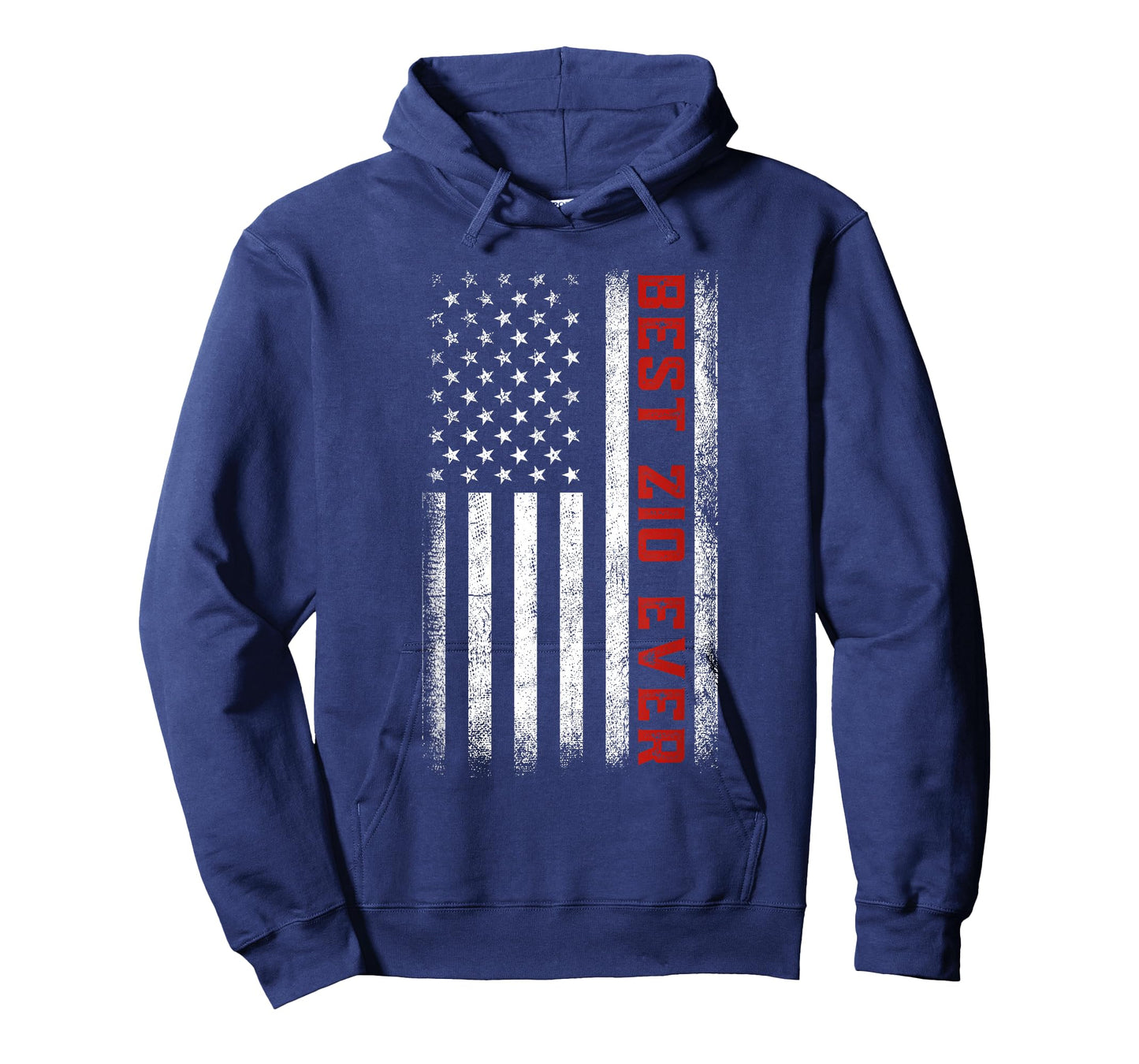 Best Zio Ever American Flag Patriotic Zio Father's Day T-Shirt