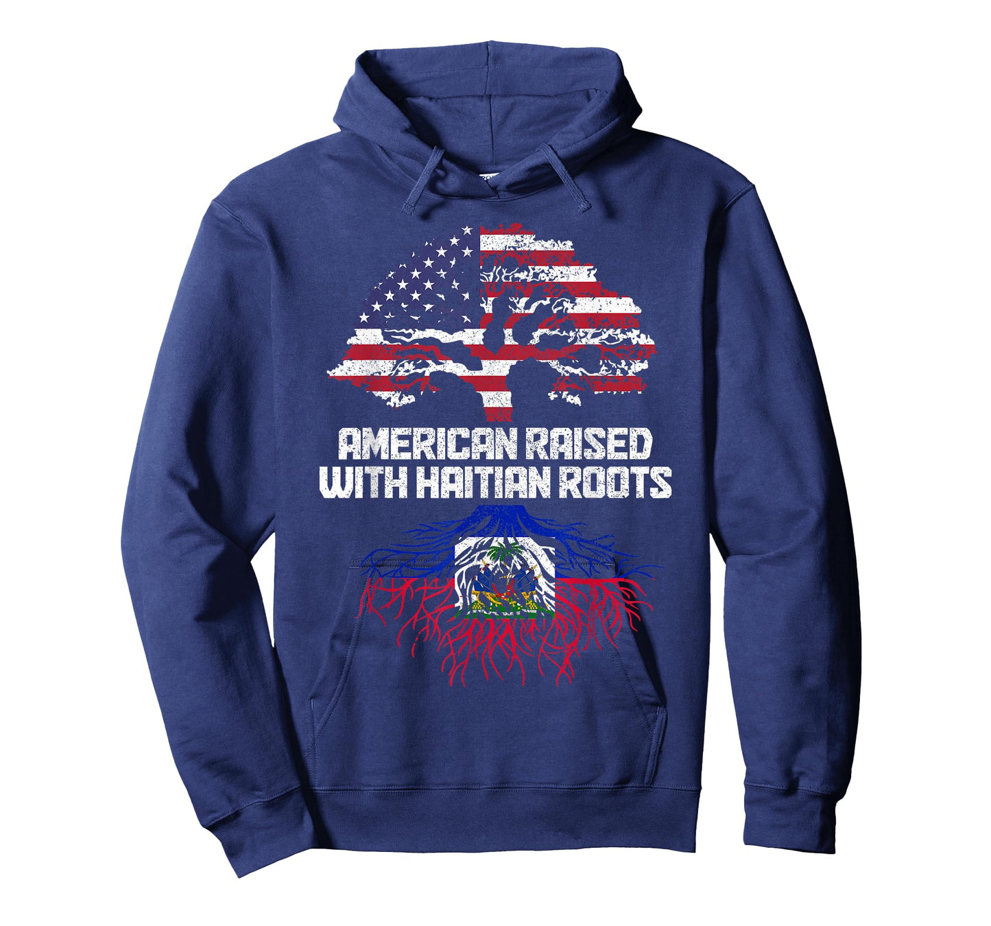 American Haitian Roots Pride Haiti Flag T-Shirt