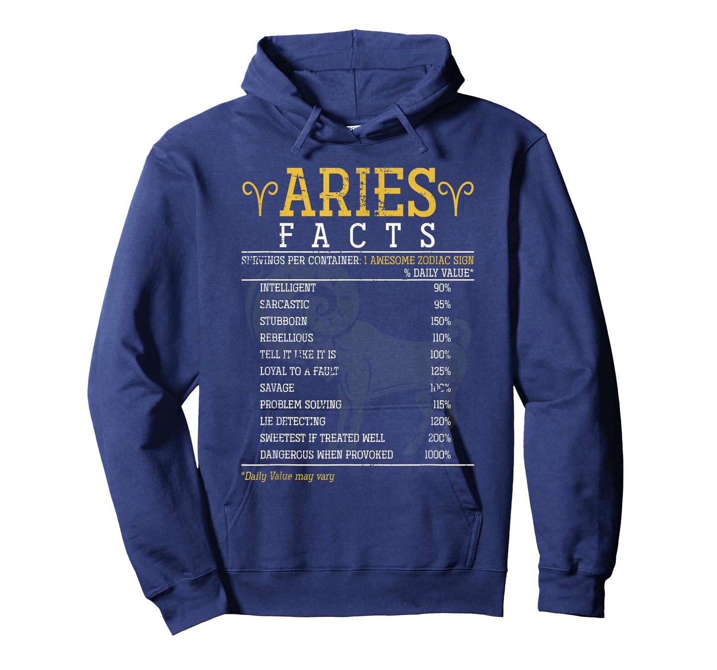 Aries Facts Zodiac Sign T-Shirt