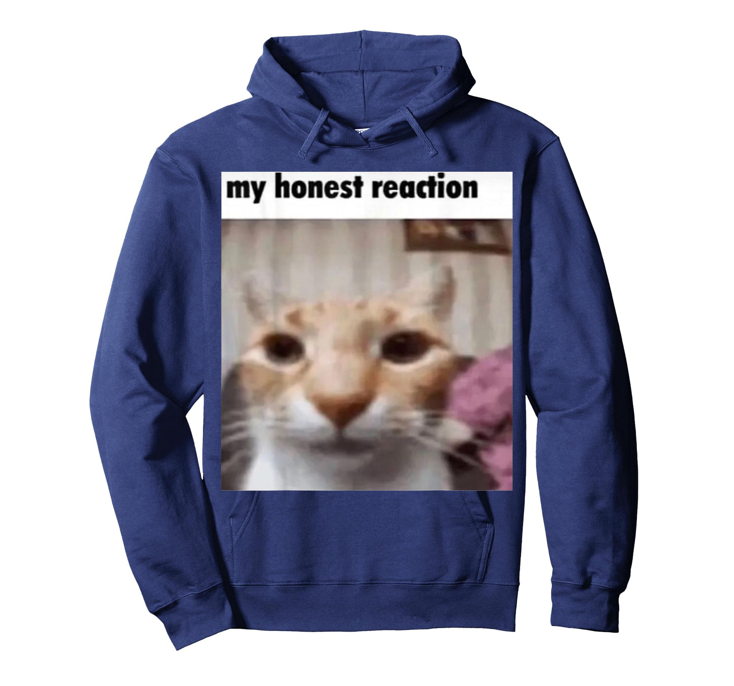 My Honest Reaction Cat Funny Meme Men Women Girls Kids T-Shirt