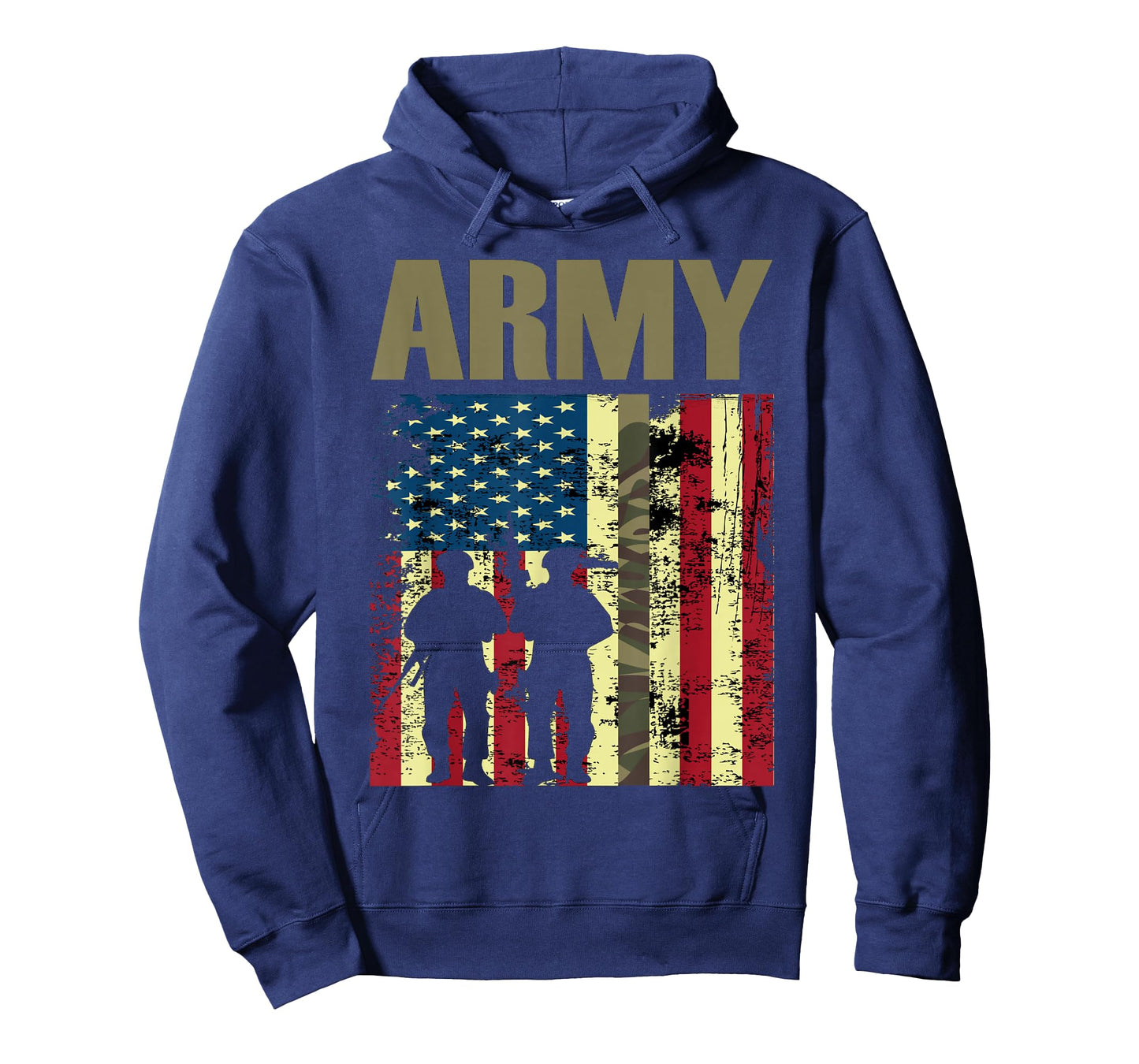 American Flag Camo Us Army 4th of July USA Military Merica T-Shirt