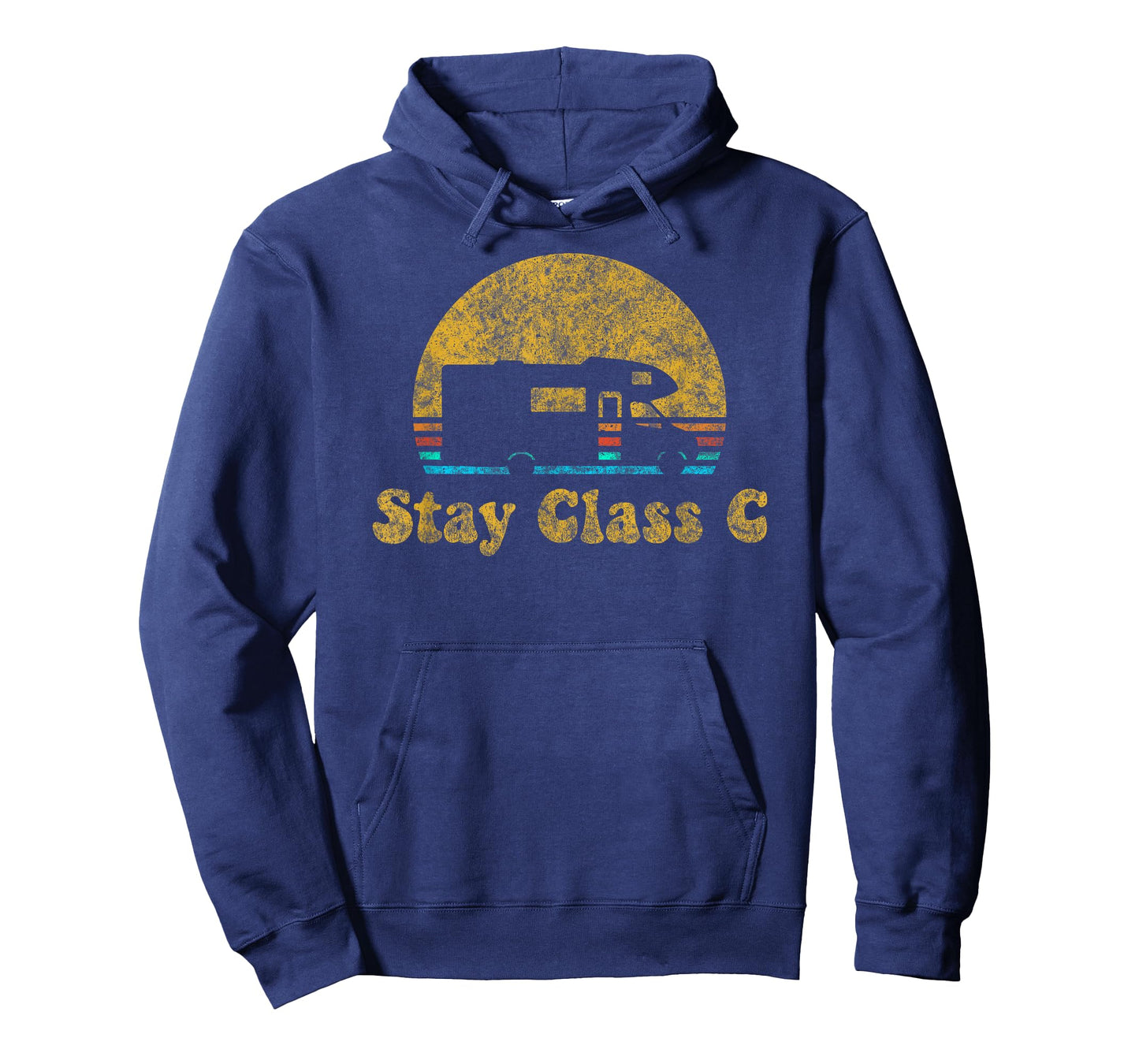 Retro Sunset RV Stay Class C Camping Camper Gift T-Shirt