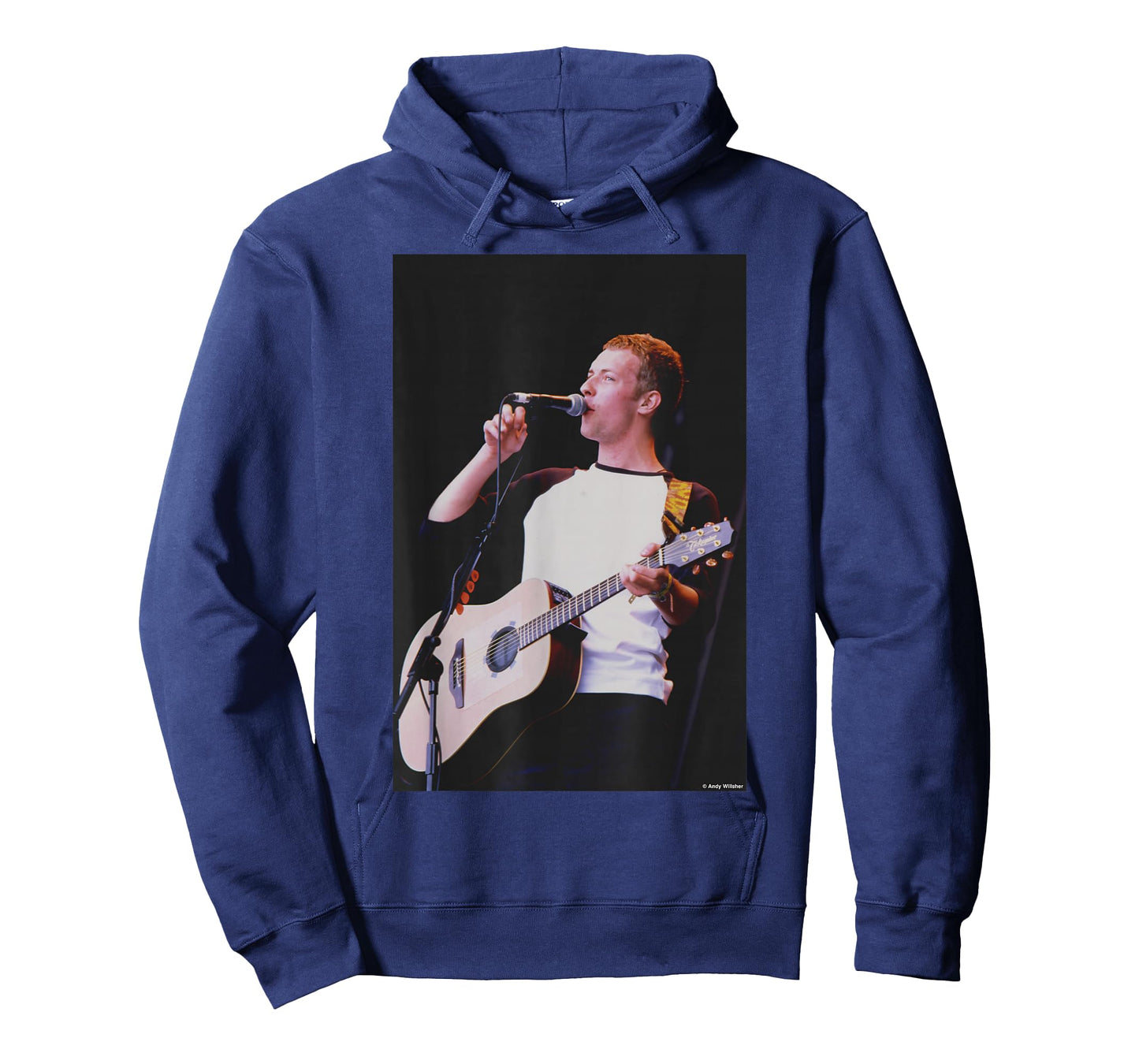 Chris Martin Coldplay Glastonbury 2000 by Andy Willsher T-Shirt