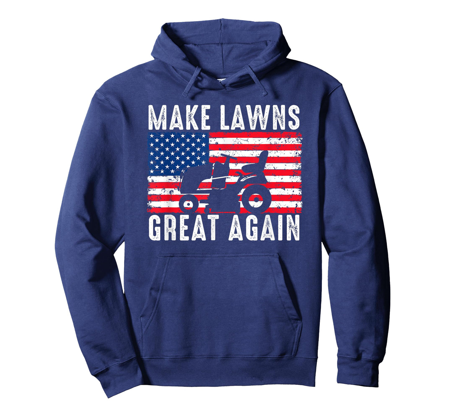 Make Lawns Great Again Election Lawn Care Mowing Patriotic T-Shirt