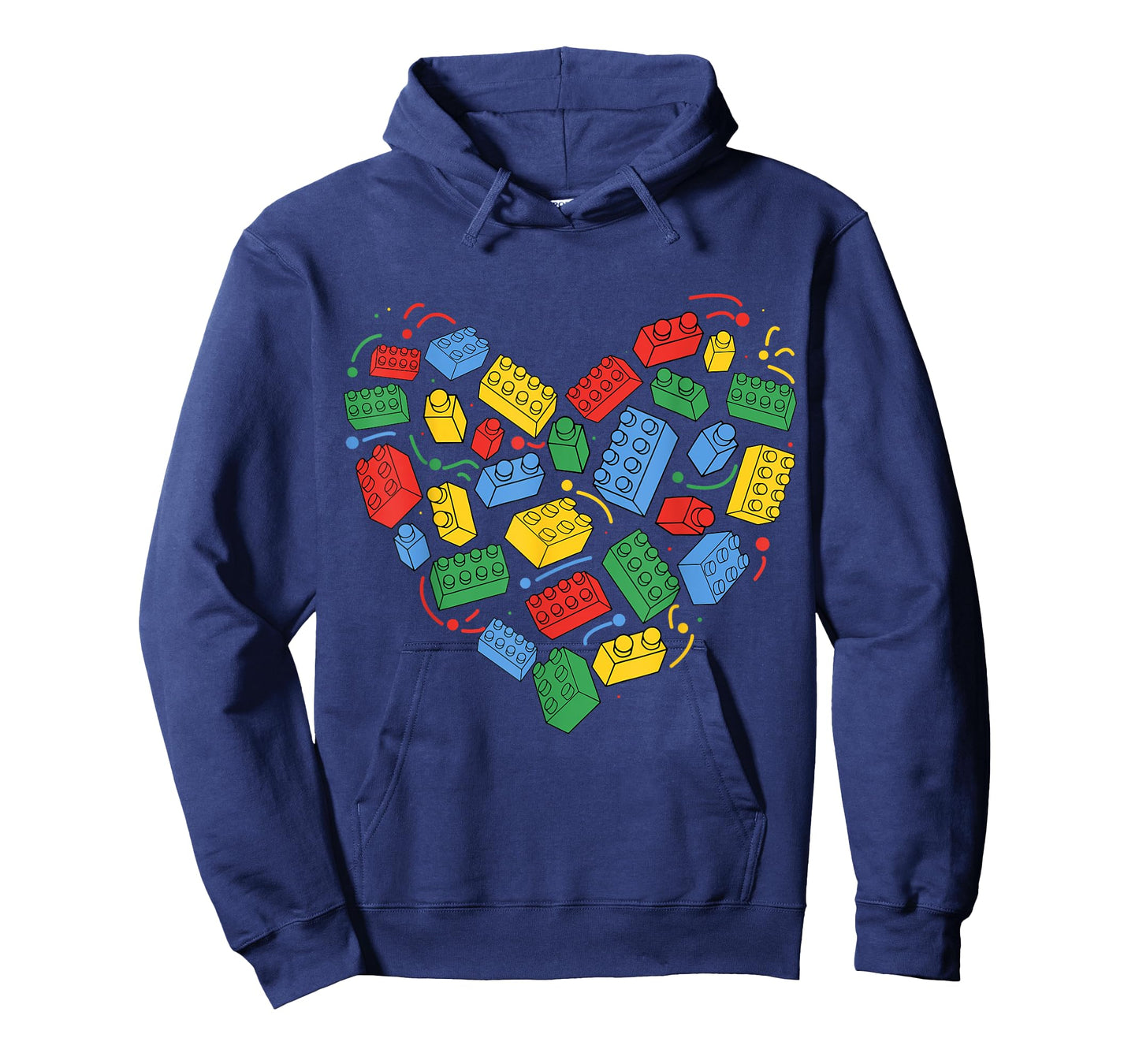 Master Builder Block Brick Building Heart Valentines Day Boy T-Shirt