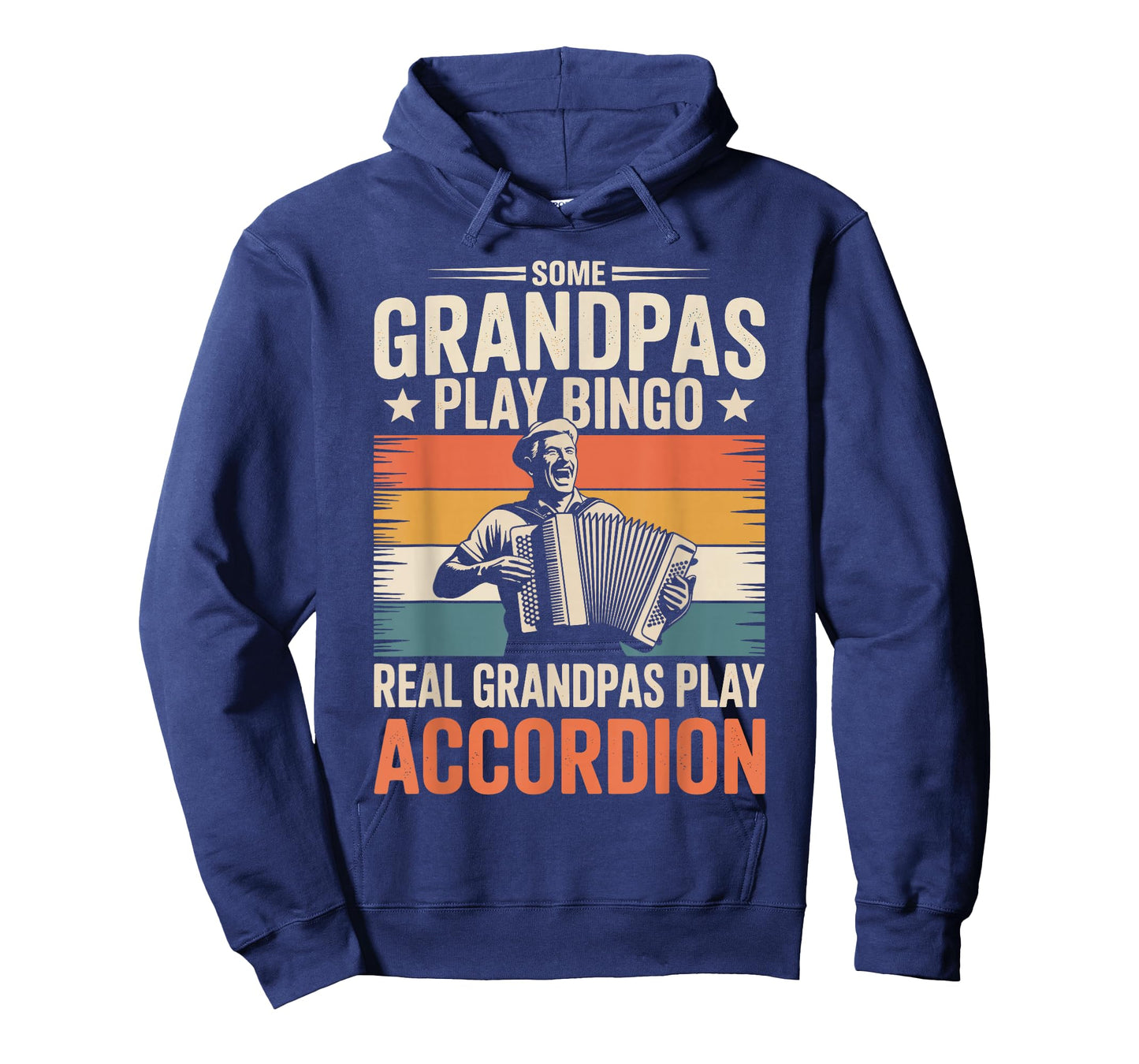 Funny Accordion Art For Grandpa Men Adult Accordion Player T-Shirt