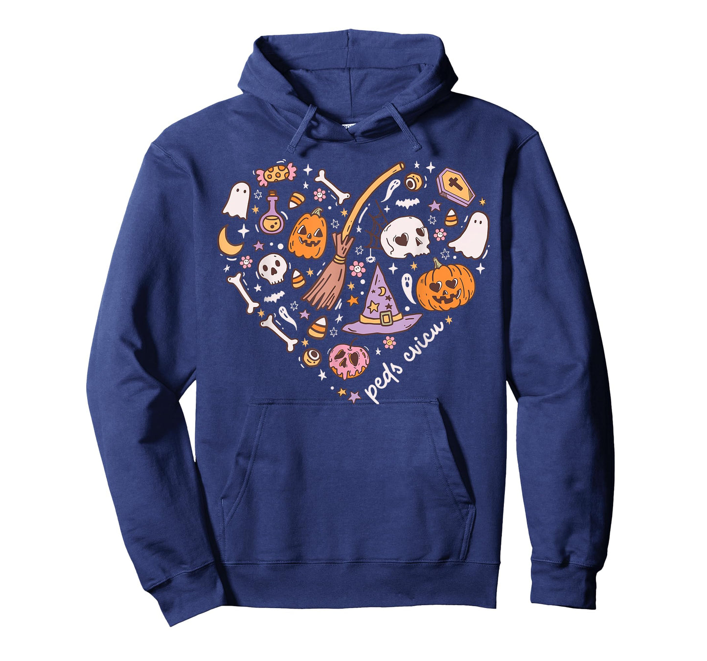 Cute PEDS CVICU Heart Halloween Pediatric Cardiac ICU Nurse T-Shirt