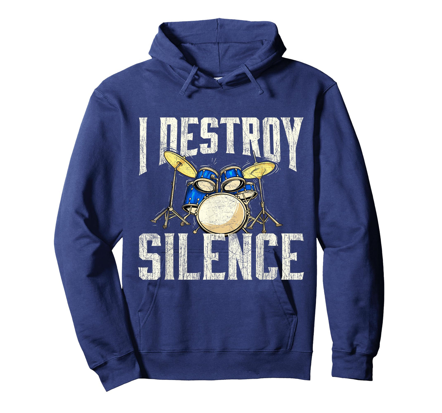 I Destroy Silence - Drum Sets Drummer Band Musician Drumming T-Shirt