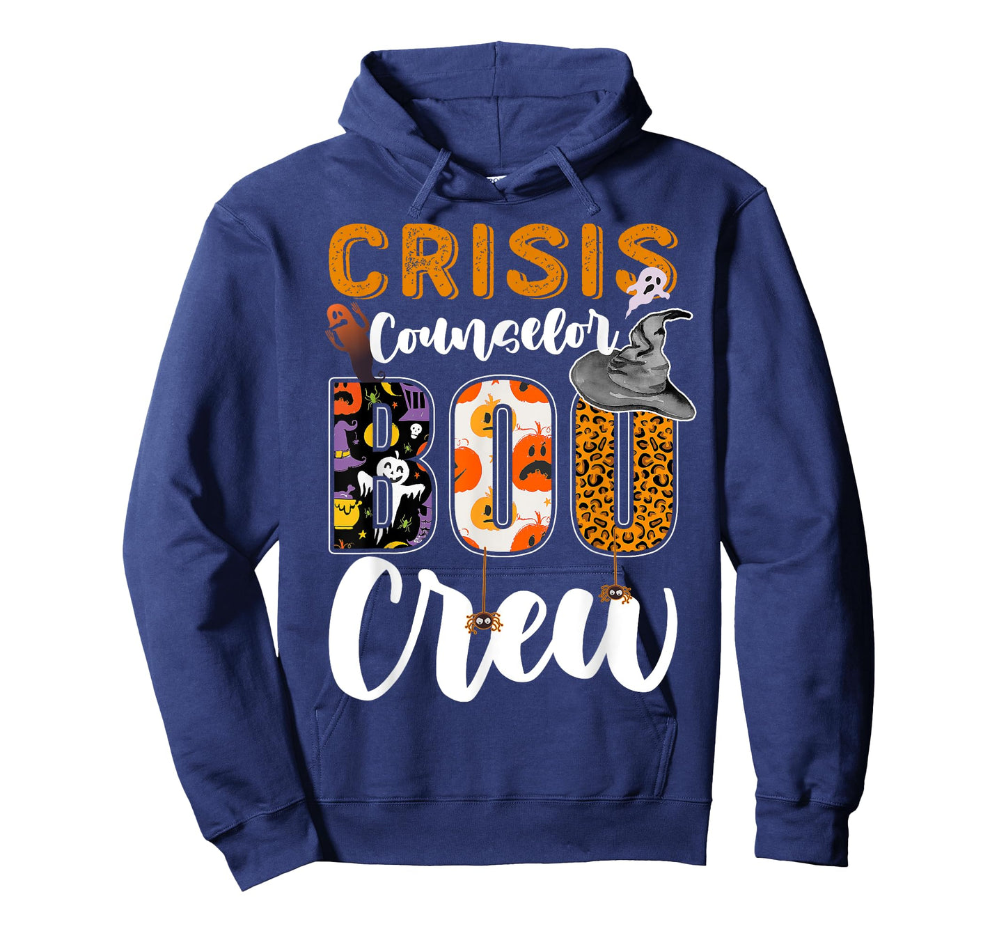 Crisis Counselor Boo Crew Halloween Matching Trauma Therapy T-Shirt