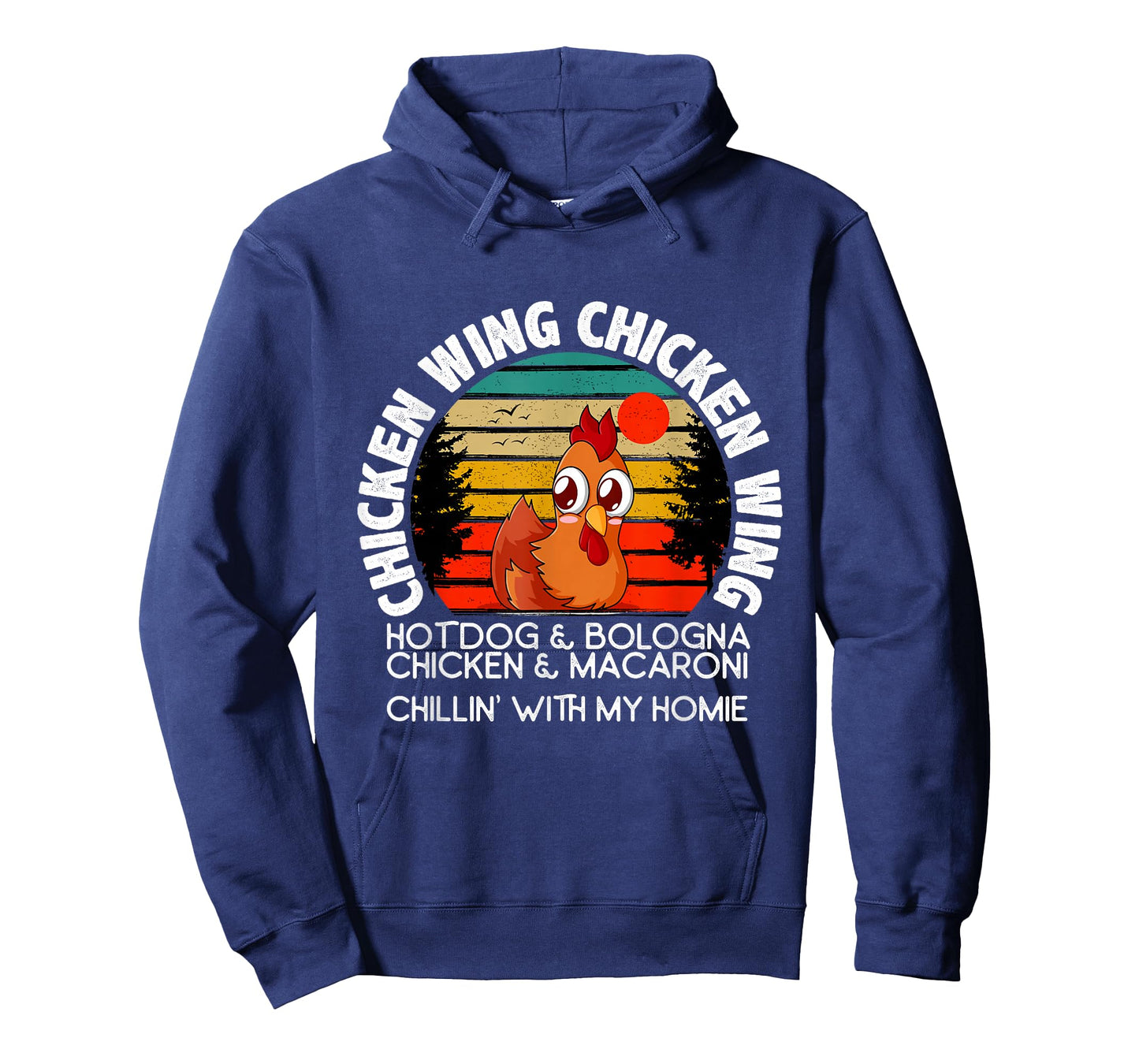 Chicken Wing Chicken Wing Hot Dog Bologna Macaroni T-Shirt