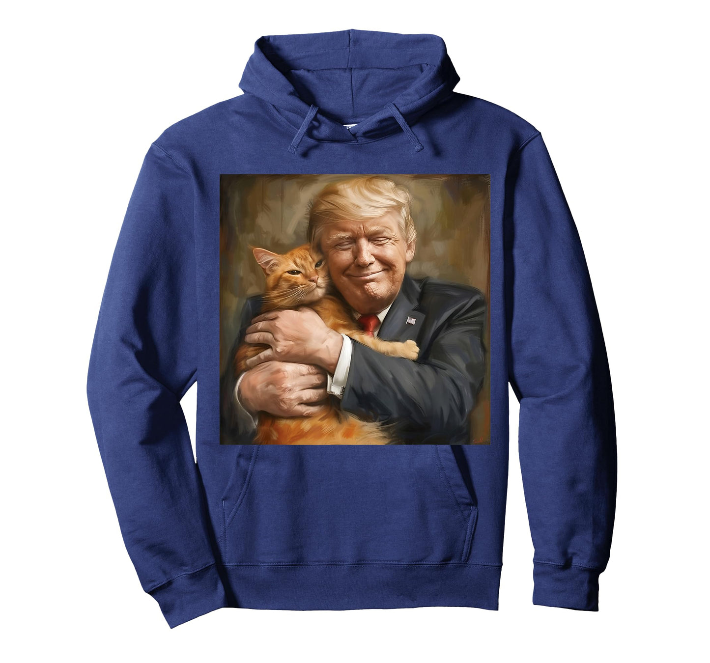 Trump Hugging an Orange Cat 2024 T-Shirt