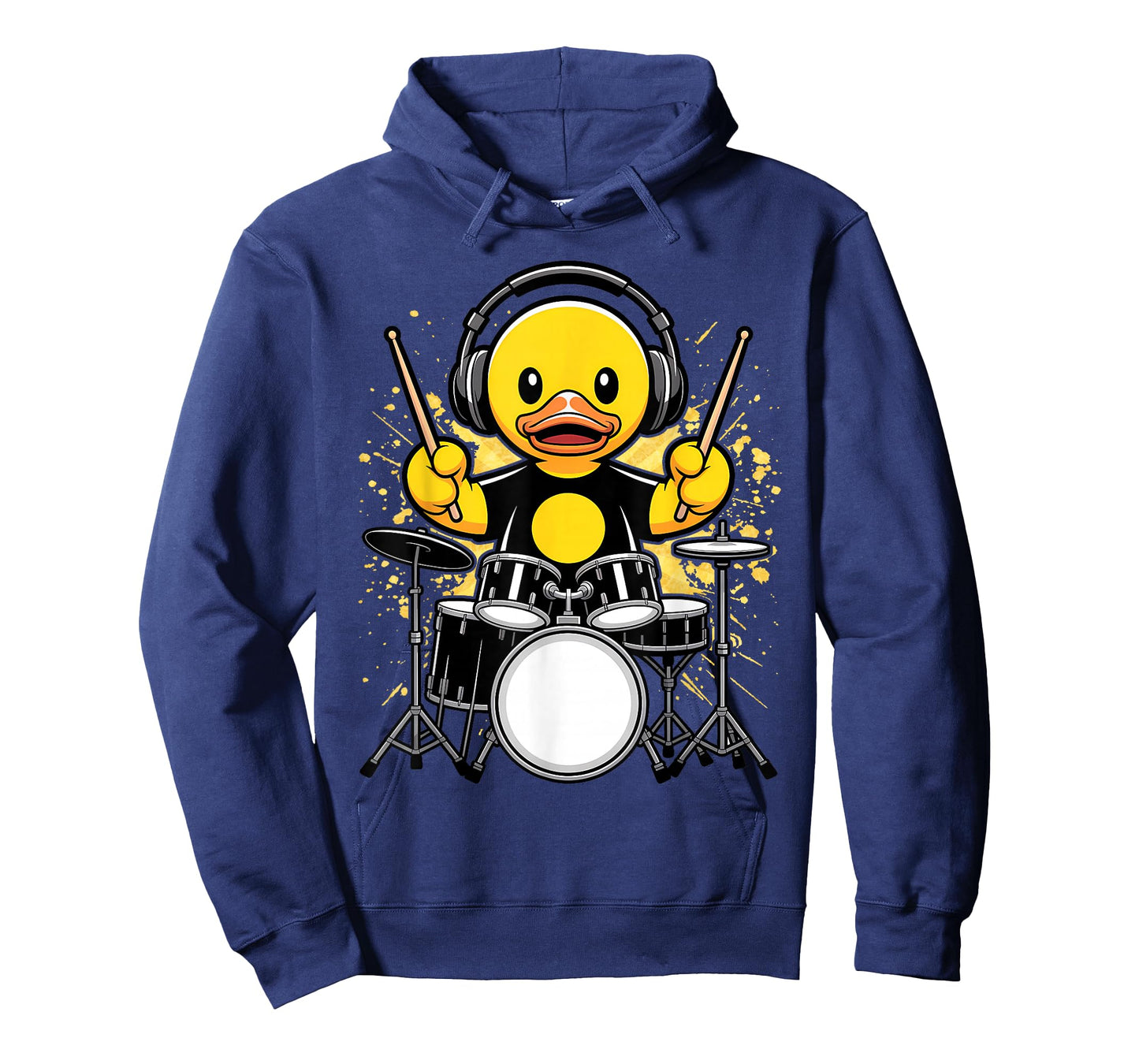 Drummer Rubber Duck Ducky Duckie Drum Player T-Shirt
