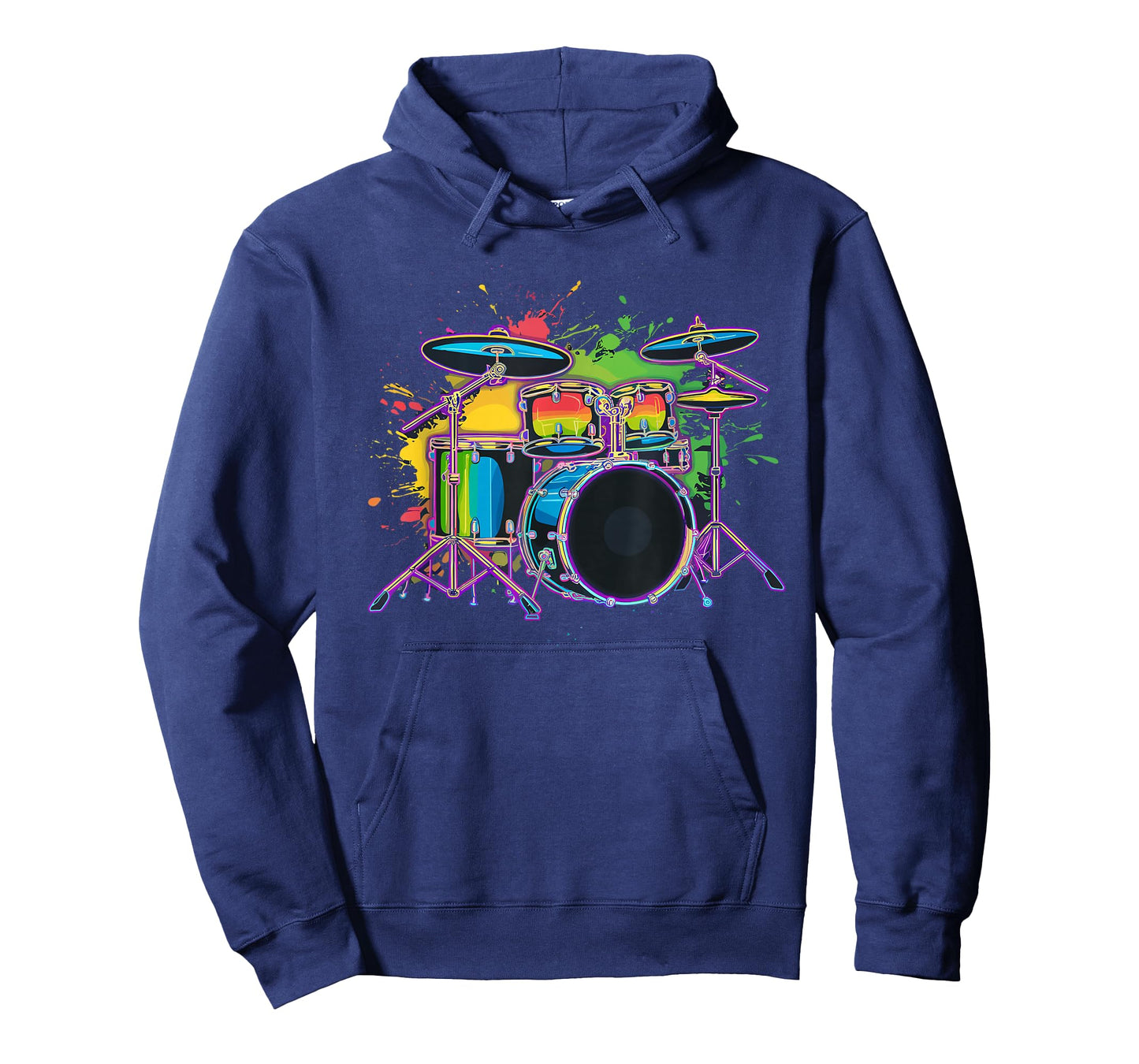 Splash Watercolor Drum Drumming Music Instrument Drummer T-Shirt