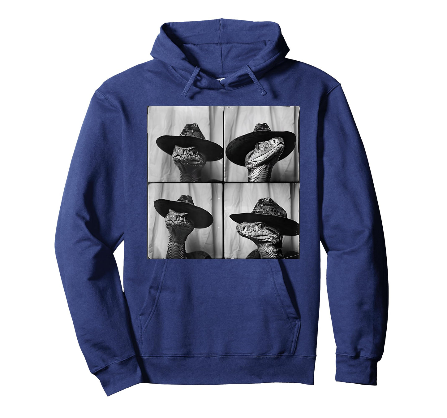 Snake in Cowboy Hat Funny Animal Photobooth Snake Owner T-Shirt