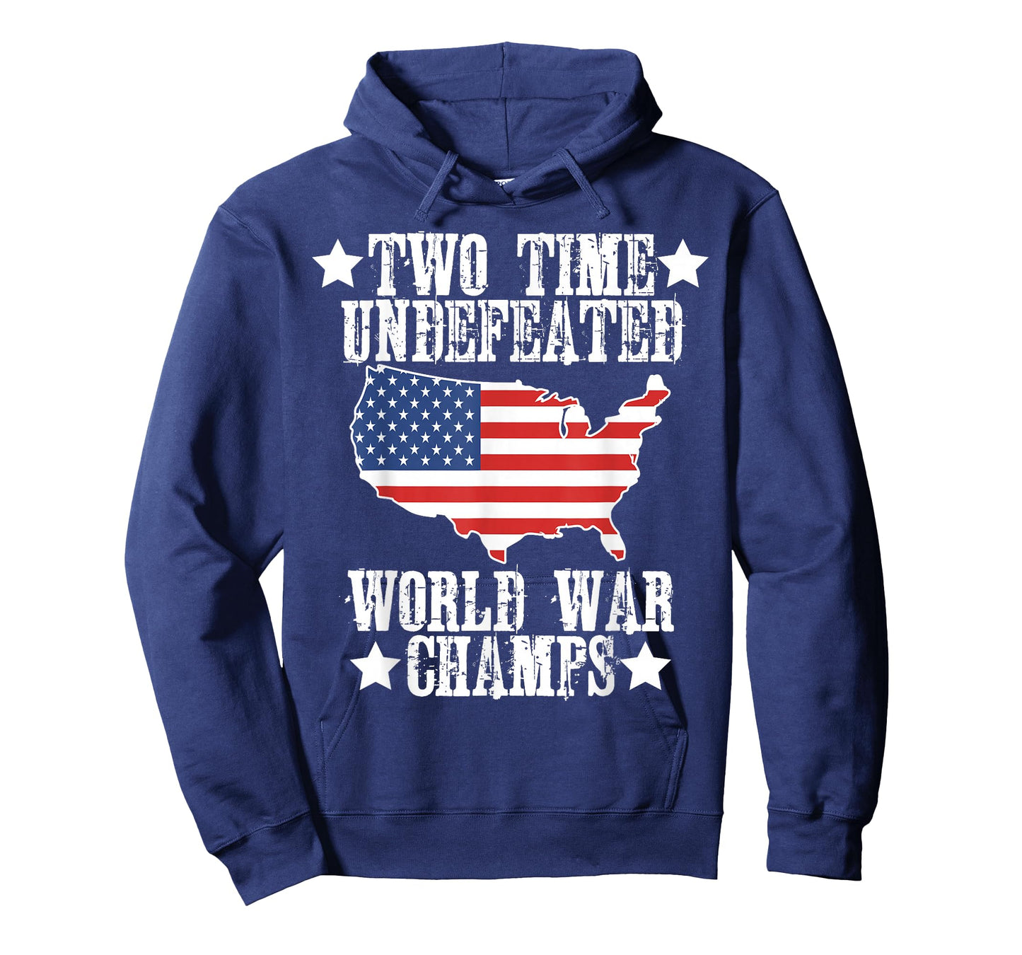 Undefeated Two 2 Time World War Champs Champions USA T-Shirt