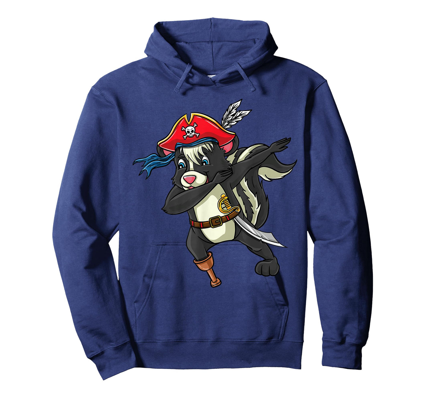 Dabbing Pirate Skunk Halloween T-Shirt