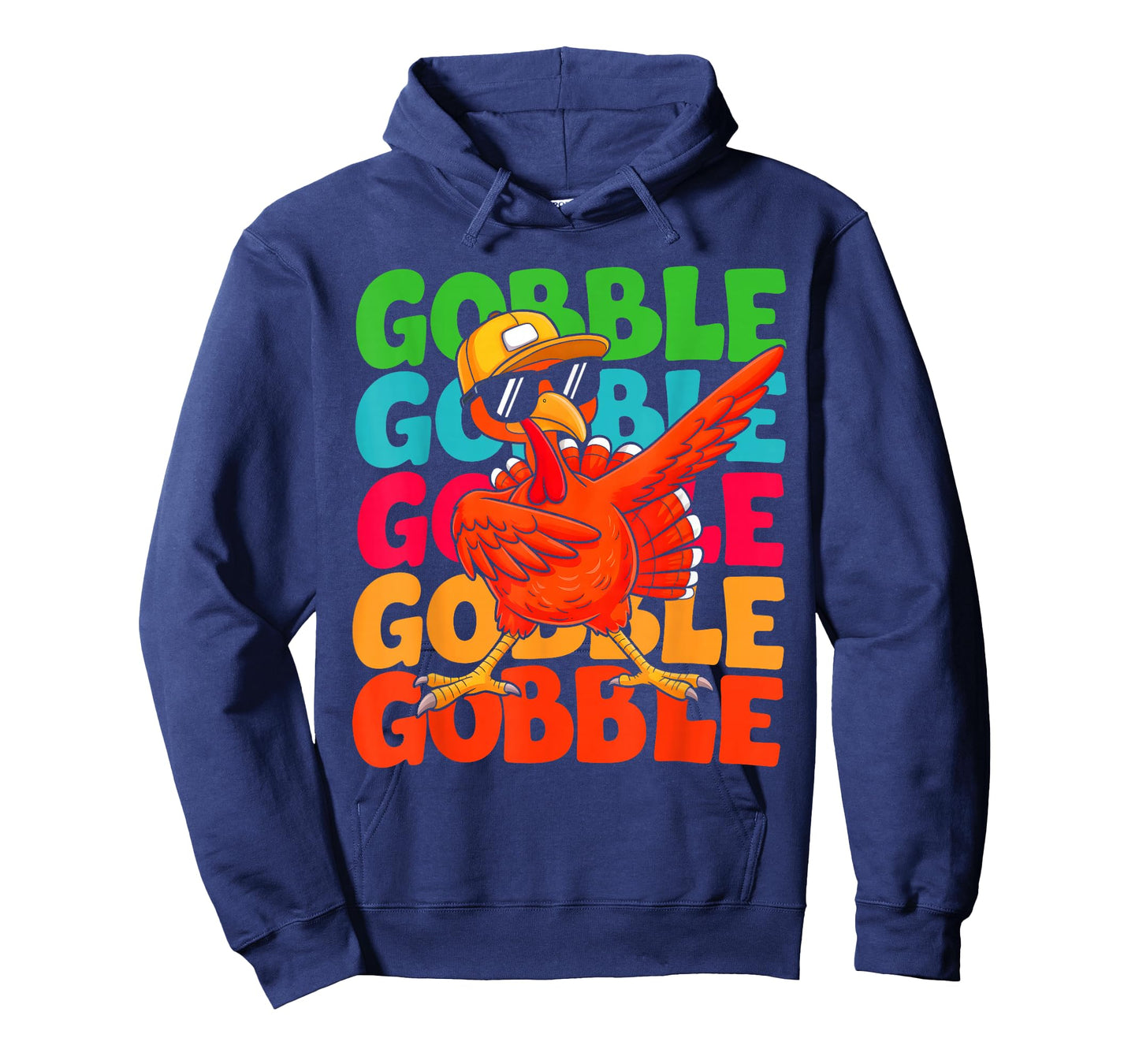Thanksgiving Turkey Gobble Pilgrim Costume Boys Girls Kids T-Shirt
