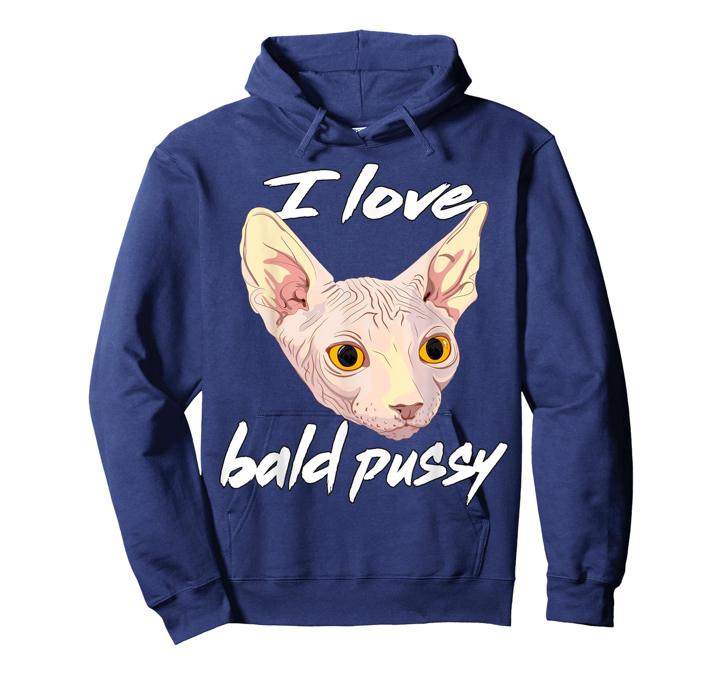 I Love Bald Pussy Adult Humor Dirty Pun Joke T-Shirt