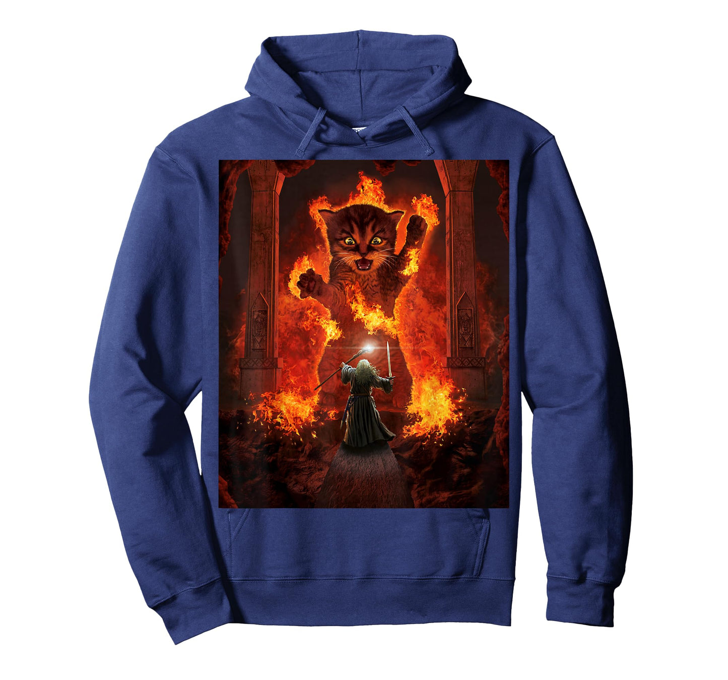 Balrog Cat Funny Kitten Kitty Cat Lover Men Women T-Shirt
