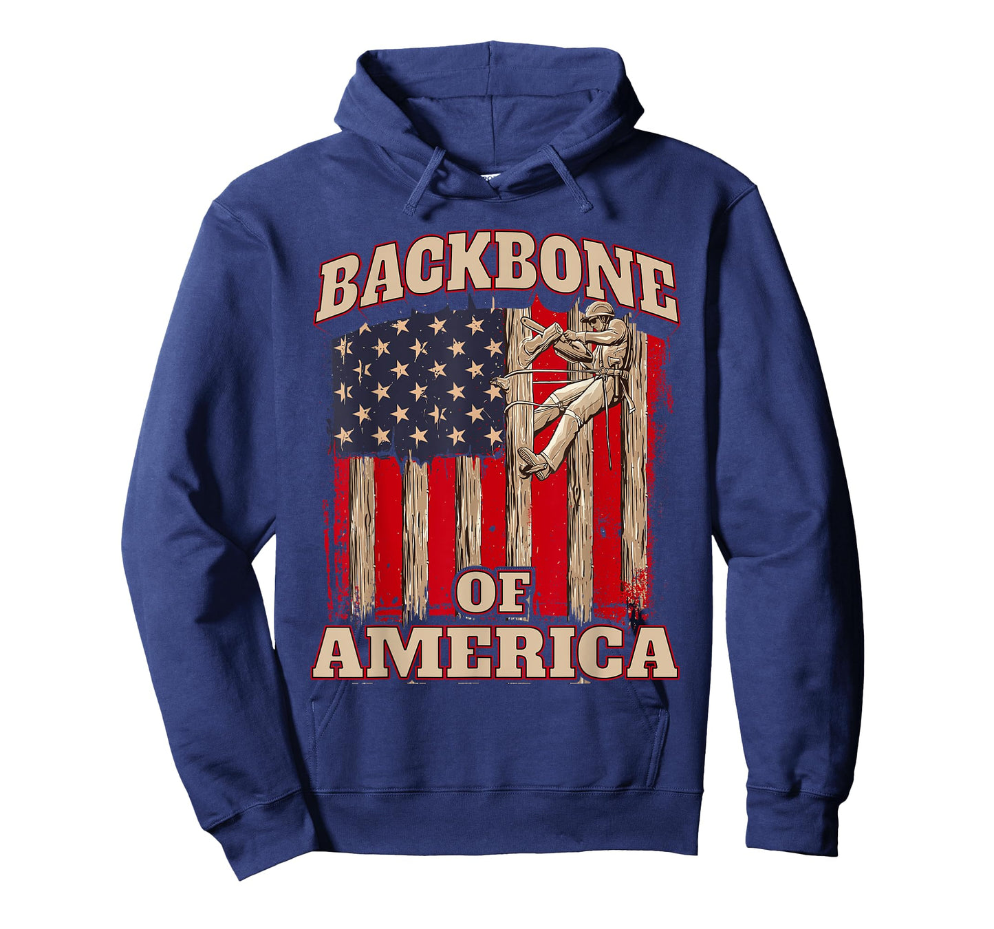 Backbone Of America Arborist Tree Surgeon Lumberjack Logger T-Shirt