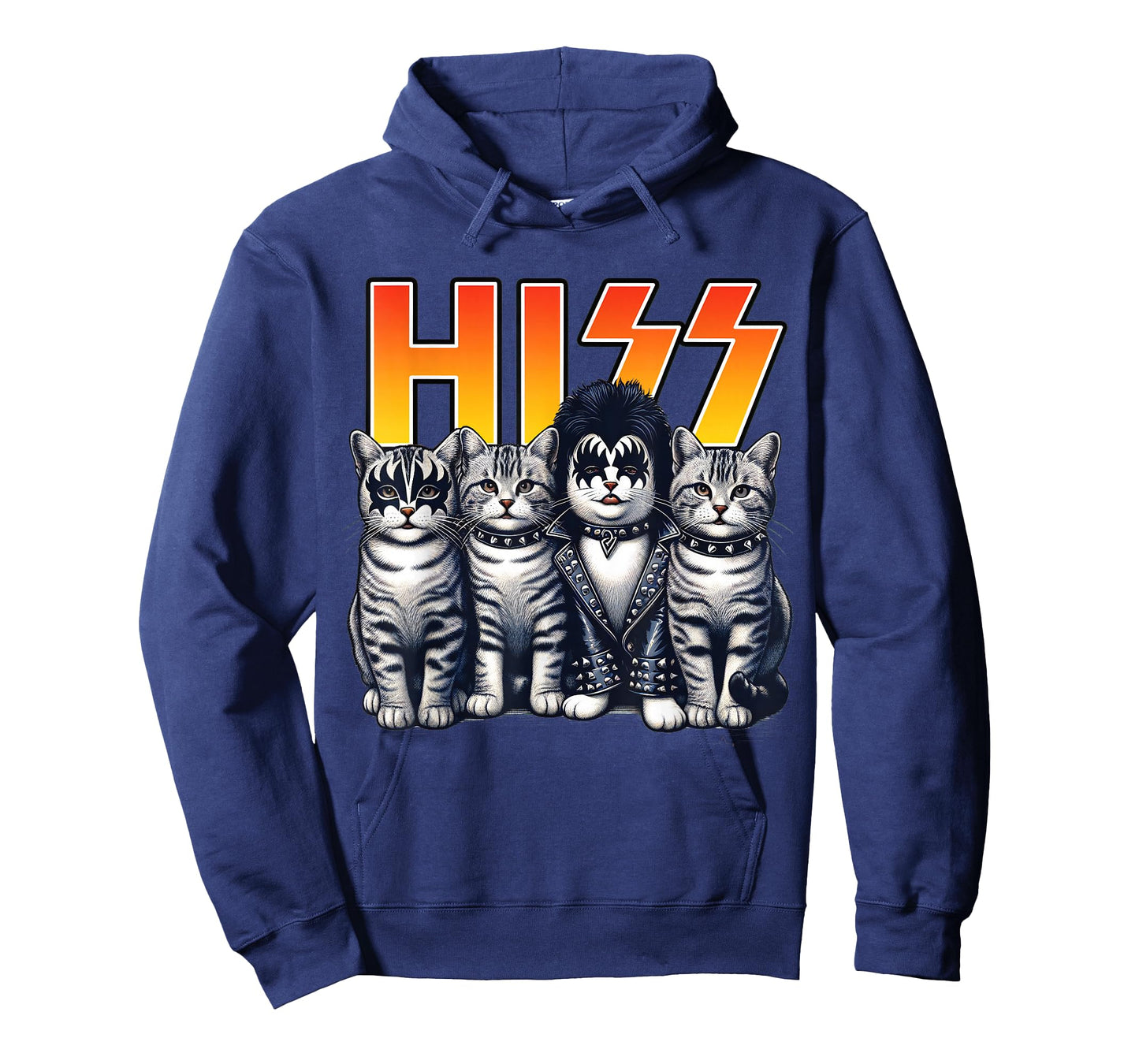 Cute Hiss Cats Rock Kittens Kitty Rocking Music Cat Lovers T-Shirt