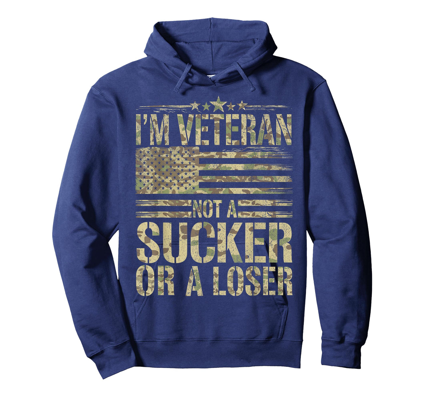 American Soldier US I'm Veteran Not A Sucker Or A Loser T-Shirt