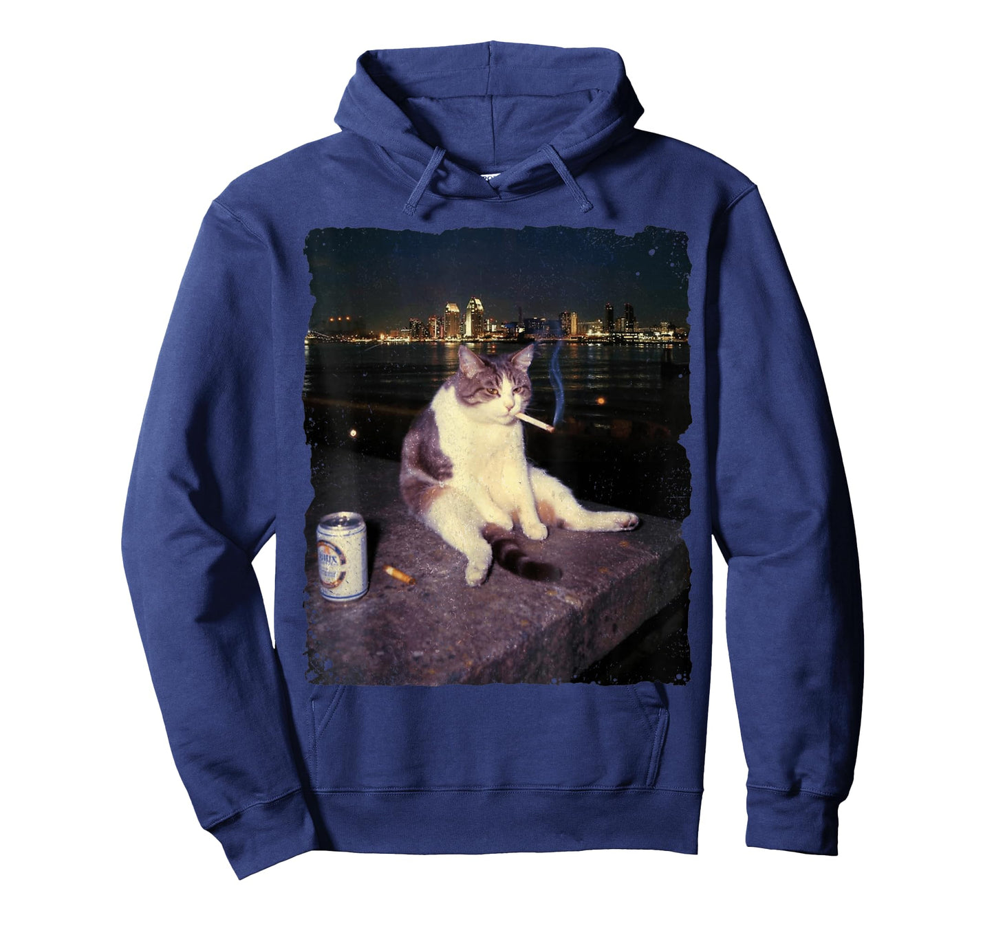 Cigarette Kitten Funny Smoking Cat Meme Stupid T-Shirt
