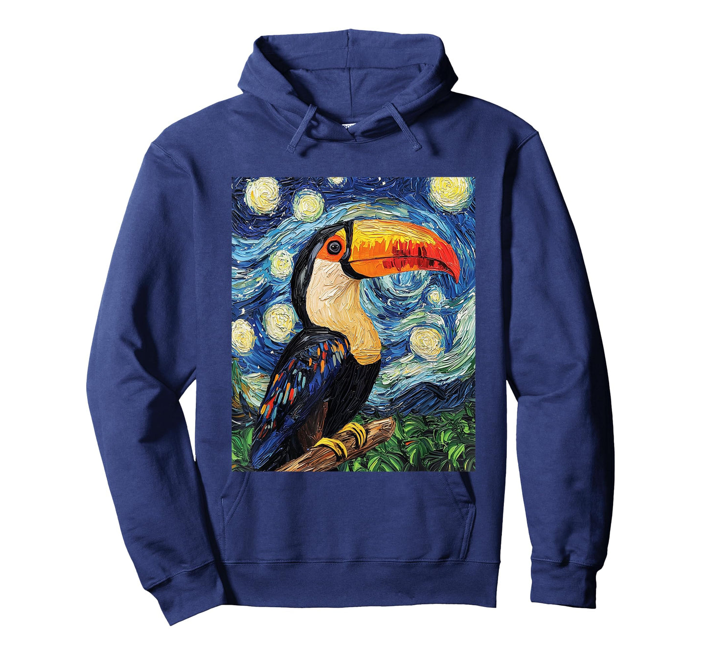Toucan Tucan Bird Graphic - Van Gogh Style - Starry Night T-Shirt