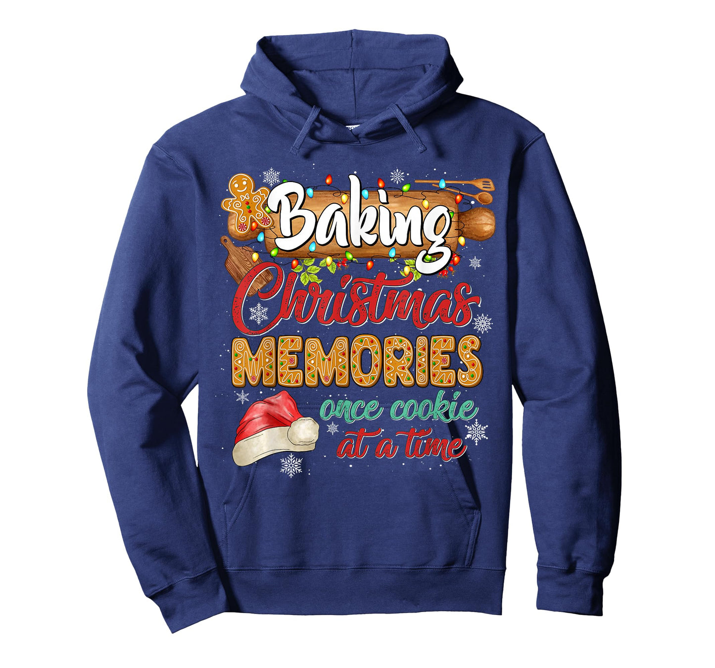 Baking Christmas Memories Once Cookie At A Time Gingerbread T-Shirt