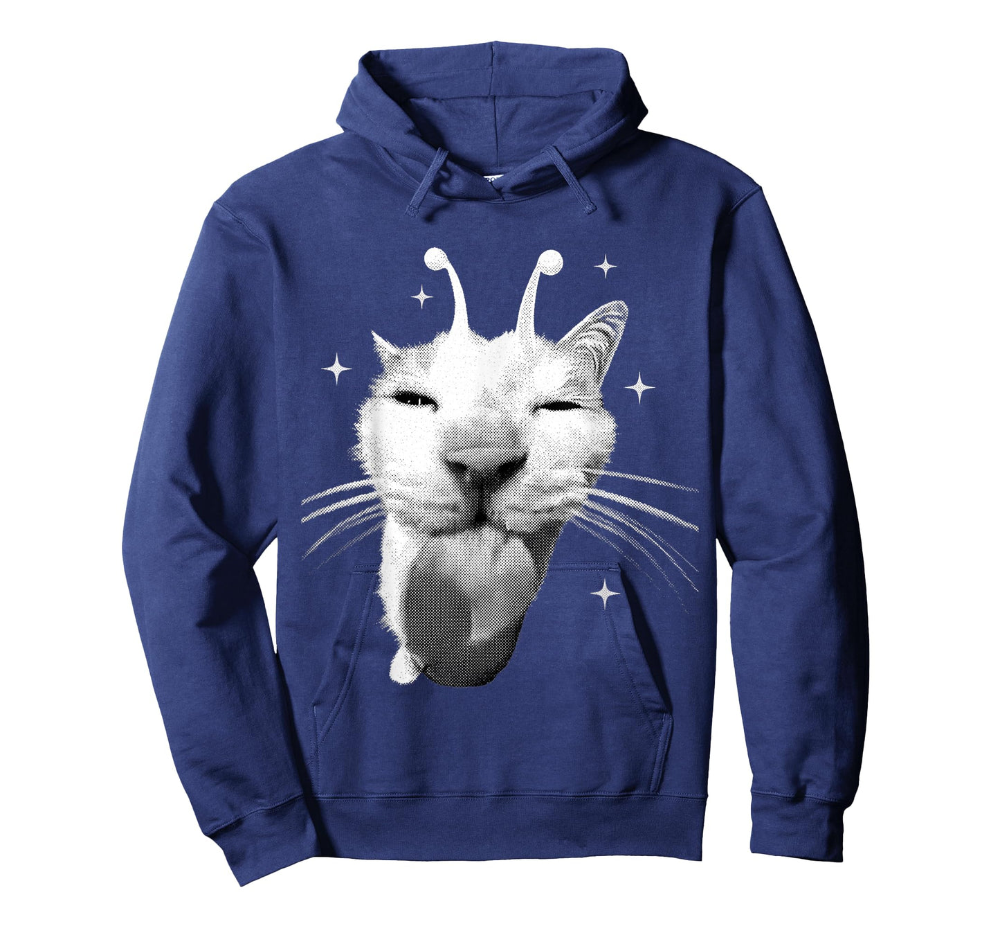 Y2K Alien Cat Meme Retro Funny Silly Cats Cat Lover Kitty T-Shirt