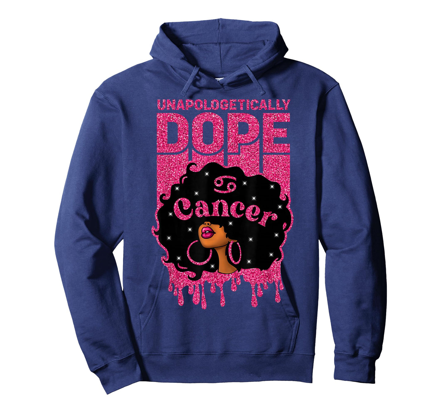 Unapologetically Dope Cancer Afro Woman Zodiac Sign T-Shirt