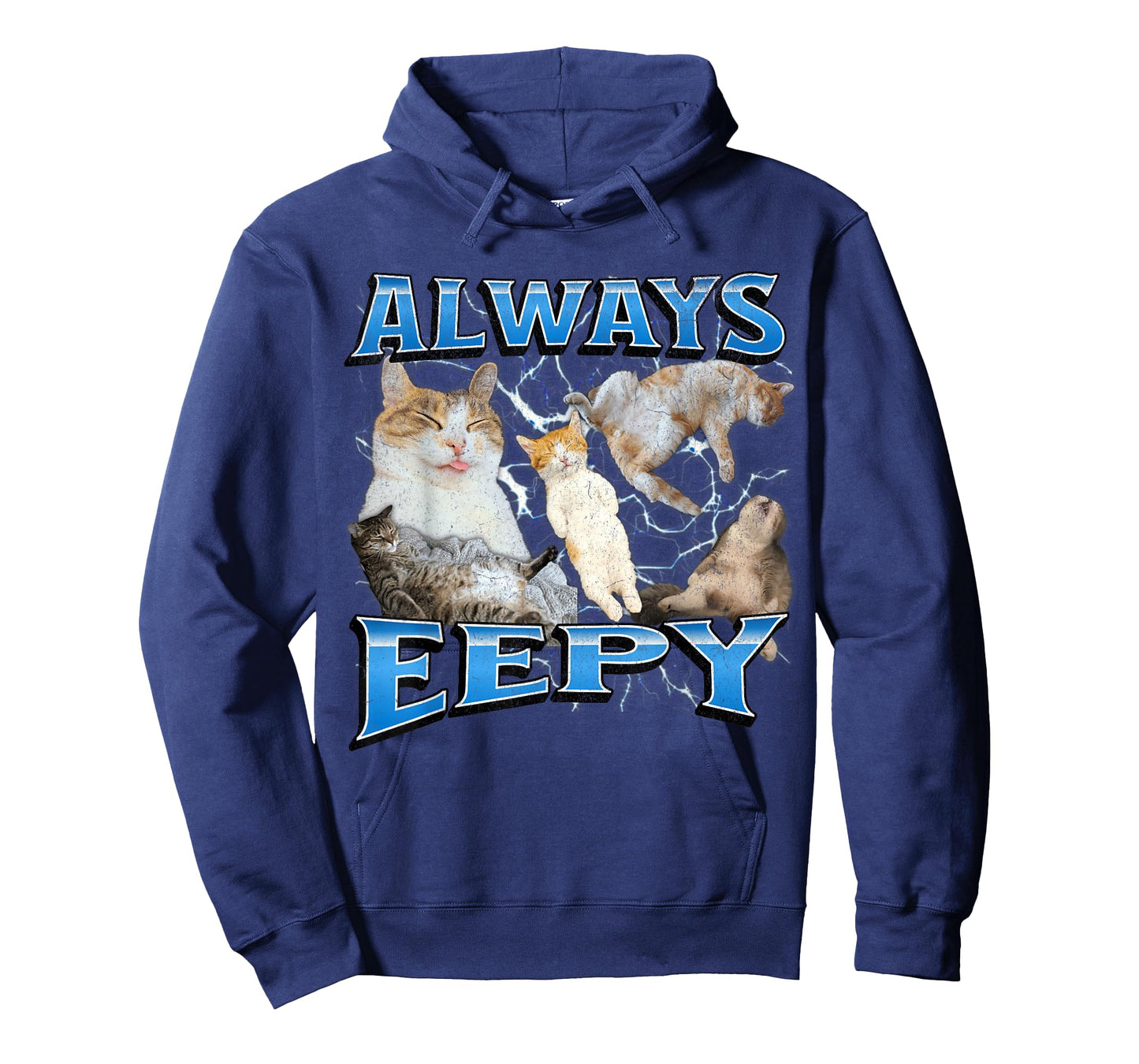Always Eepy Funny Cat Meme Bootleg Graphic T-Shirt