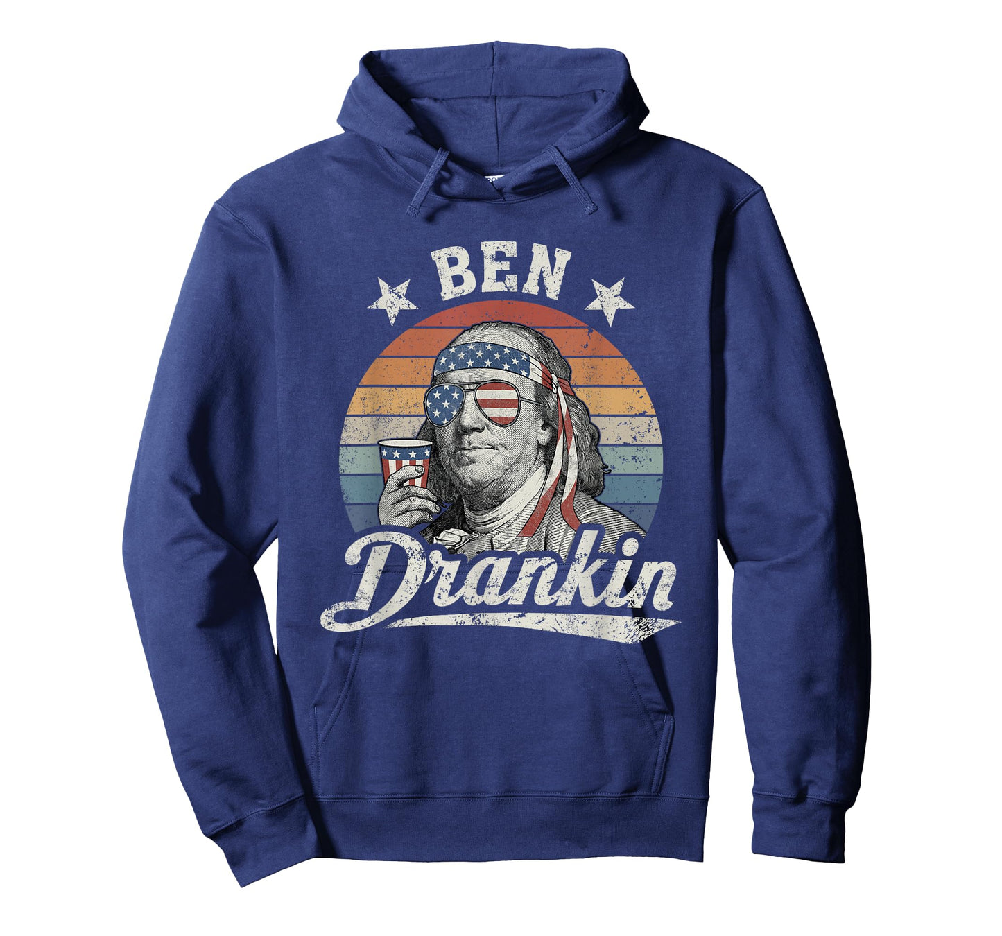 Ben Drankin Funny 4th of July Vintage T-Shirt