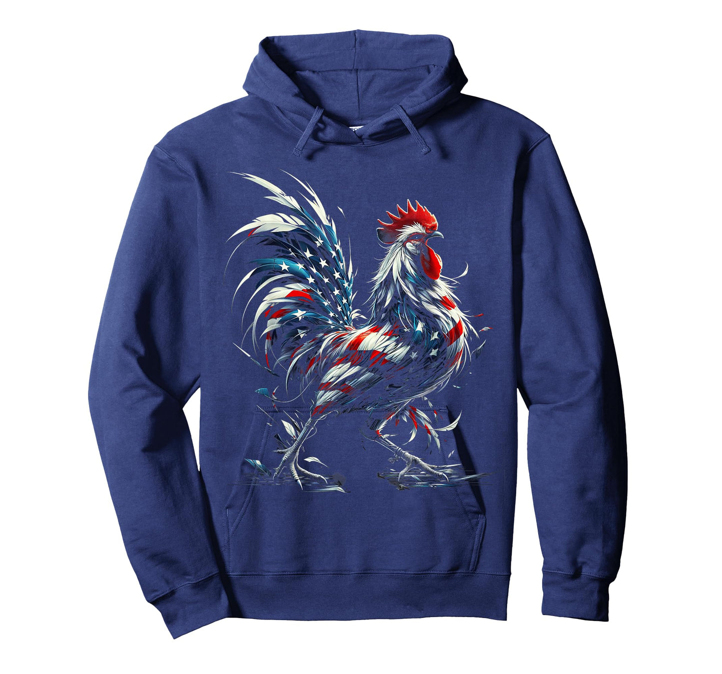American Flag Rooster Chicken 4th of July Animal T-Shirt