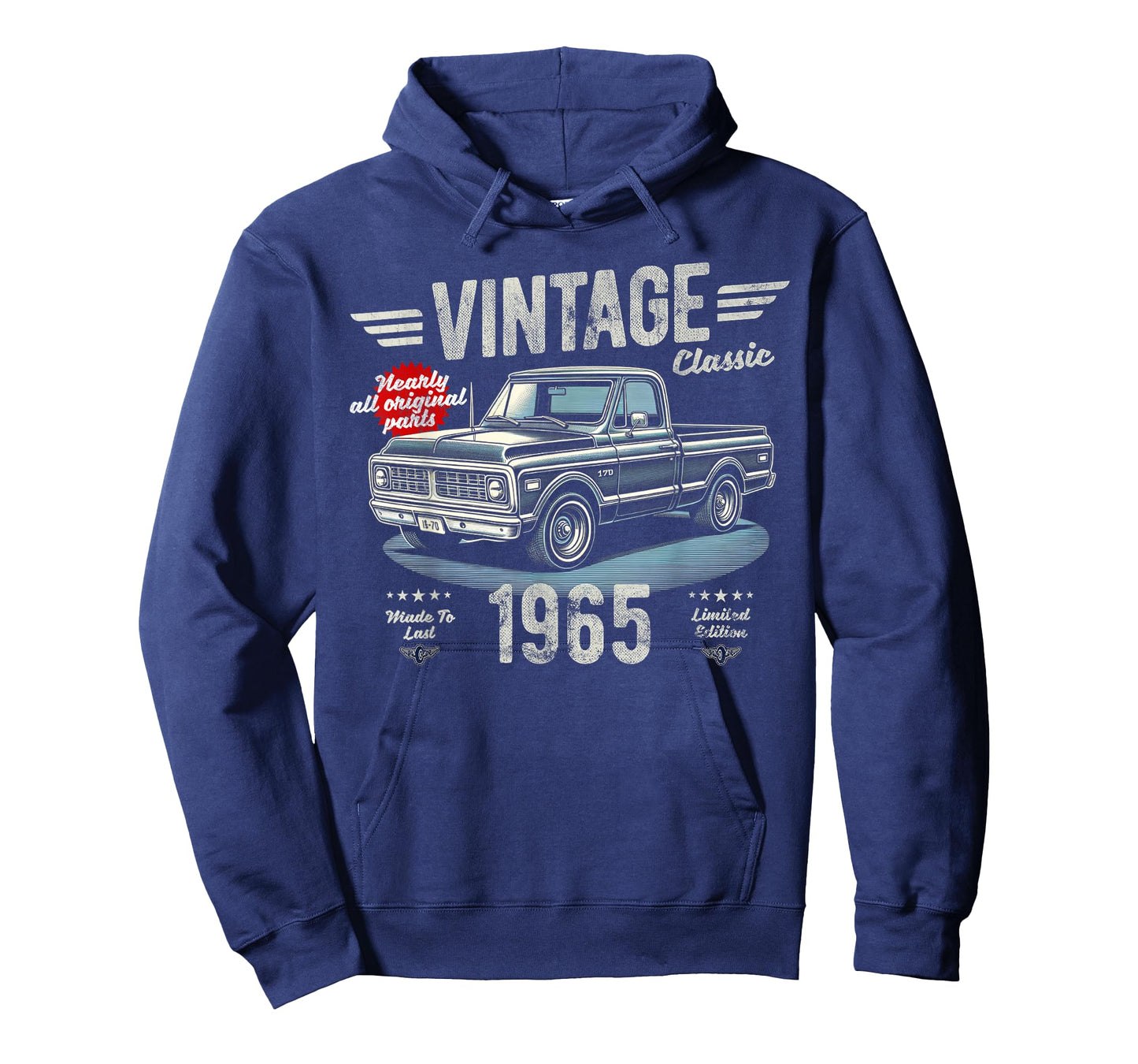 60th Birthday Born 1965 Vintage Funny Retro Pickup Truck T-Shirt