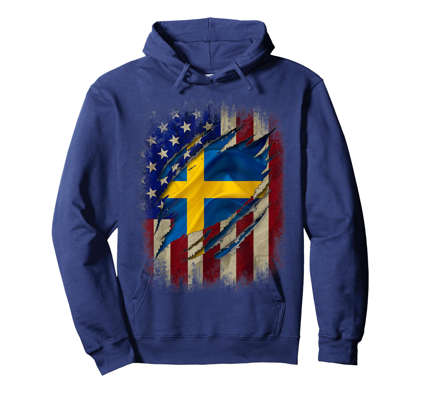 Swedish American Flag tshirt Swedish Blood Inside Me shirt
