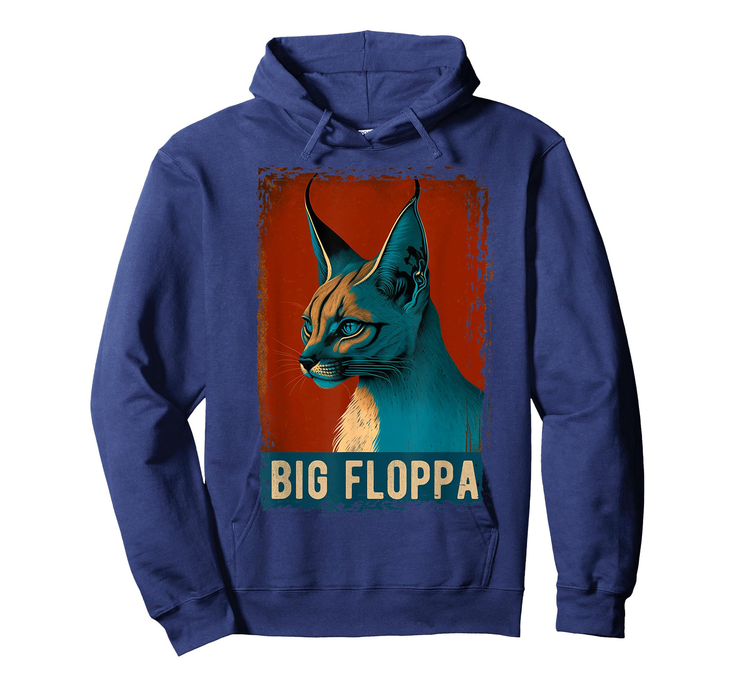 Big Floppa Shirt For Kids Meme Cute Caracal Cat Vintage T-Shirt