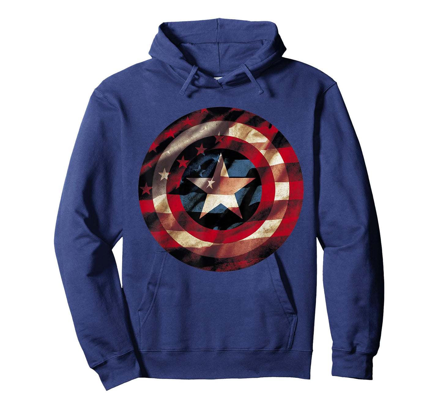Marvel Captain America Avengers Shield Flag T-Shirt