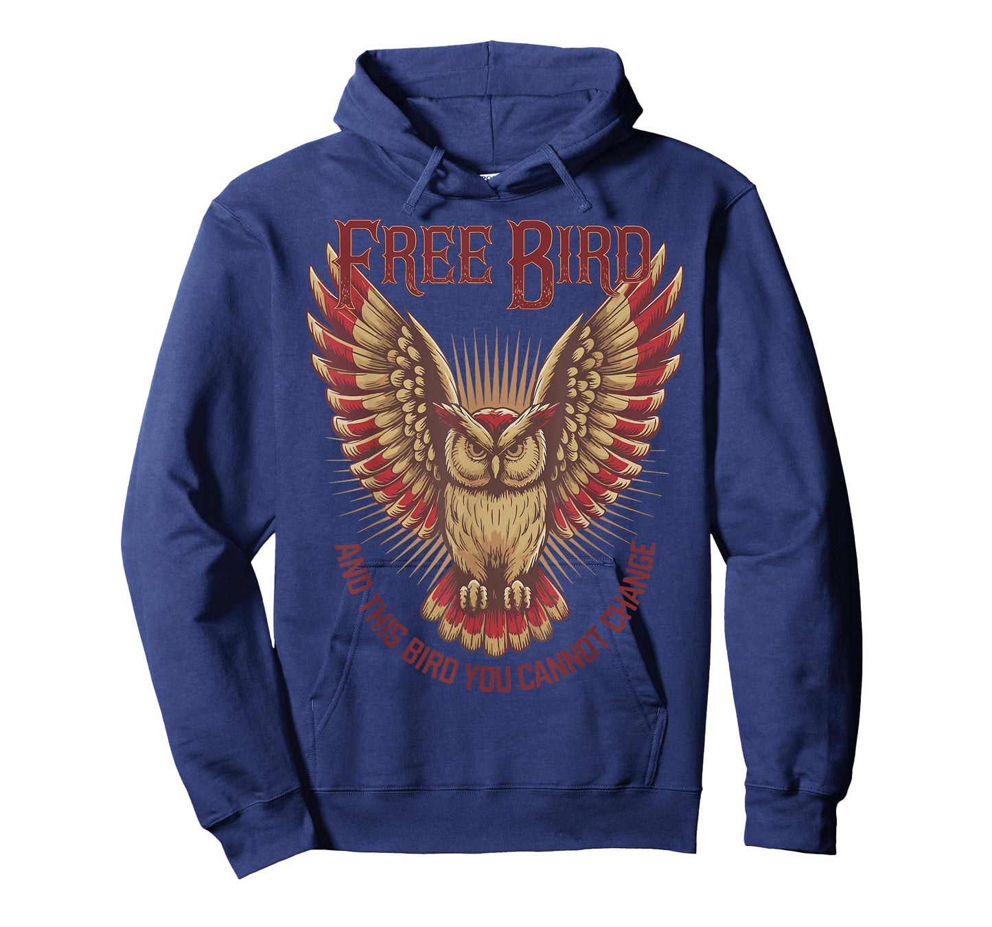 Free Bird Owl Wisdom Independence Strength Freedom T-Shirt