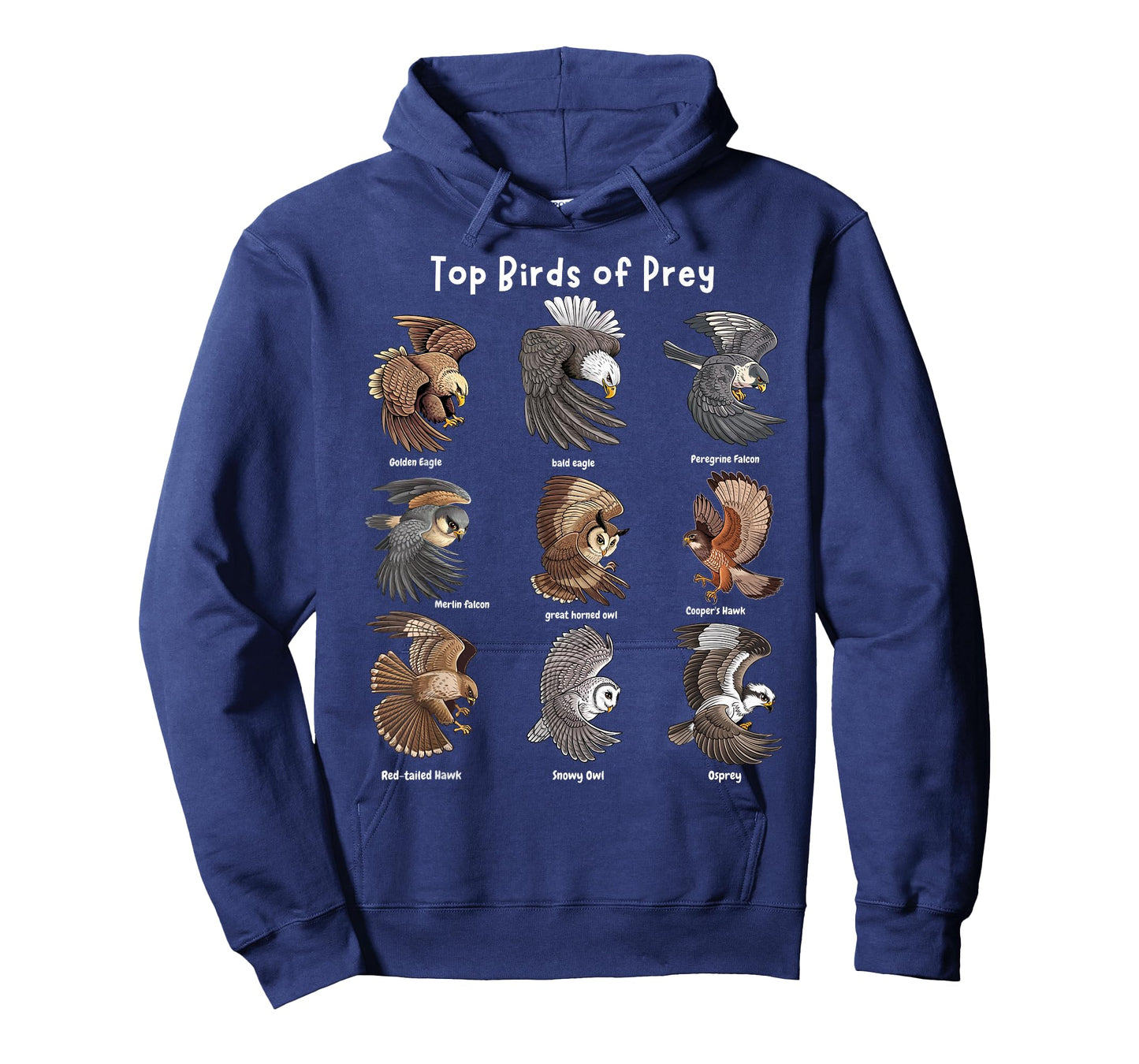 top Birds of Prey Educational top world predatory bird lover T-Shirt