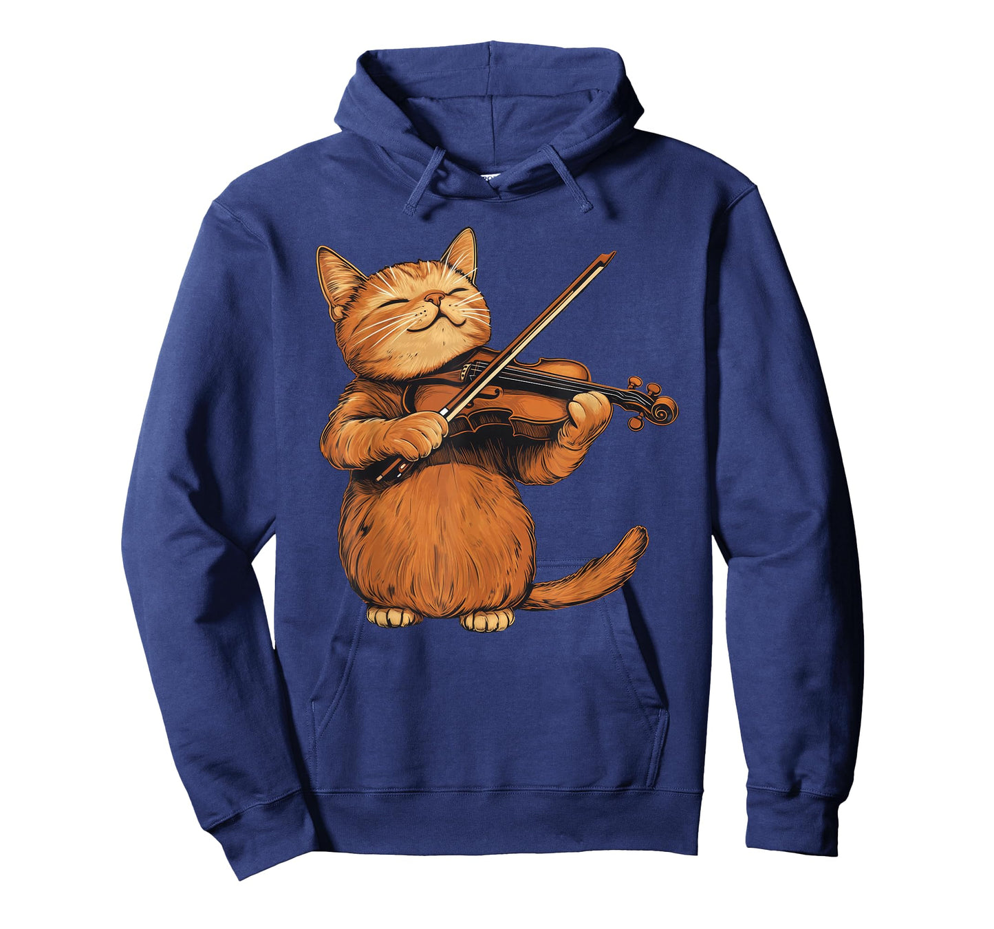 Cute Cat Playing Violin Cats Musician Music T-Shirt
