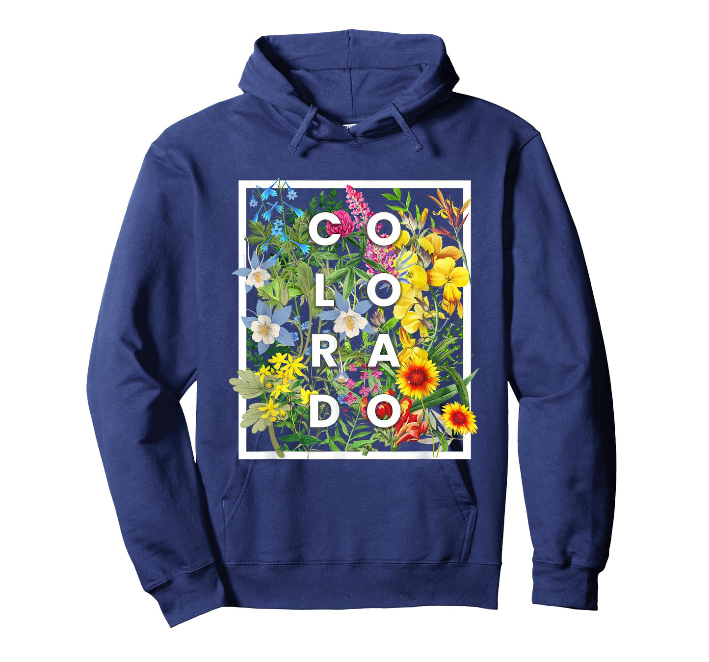 Flowers of Colorado Word Art - Coloradan Pride T-Shirt