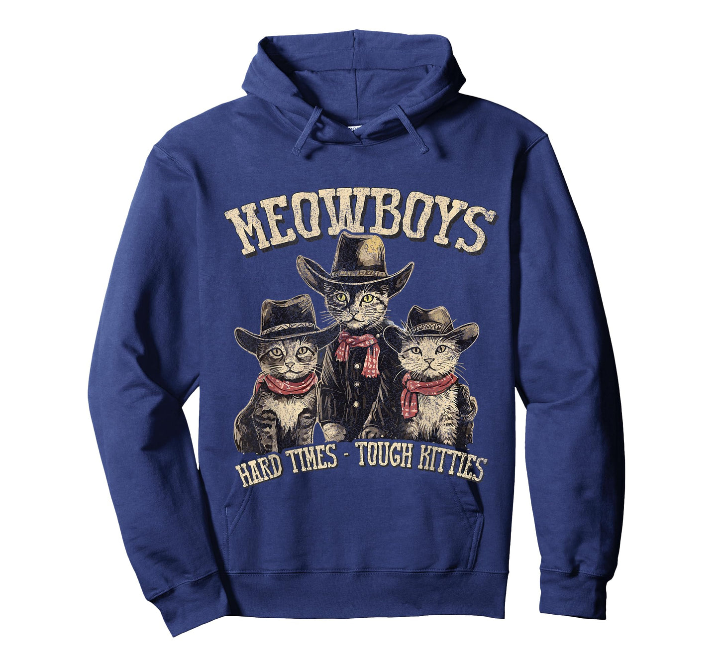Meowboys Cowboy Cats with Hats T-Shirt