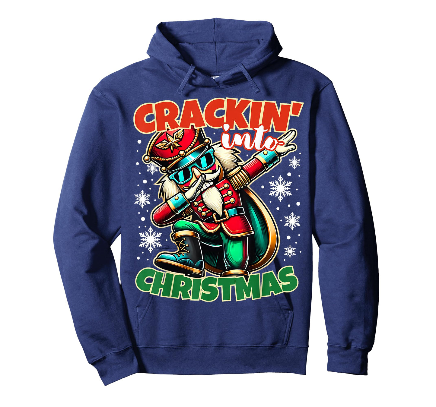 Christmas Dabbing Nutcracker Funny Xmas Boys Tee - Boys Unisex-Adults T-Shirt - Black - Small - Short Sleeve