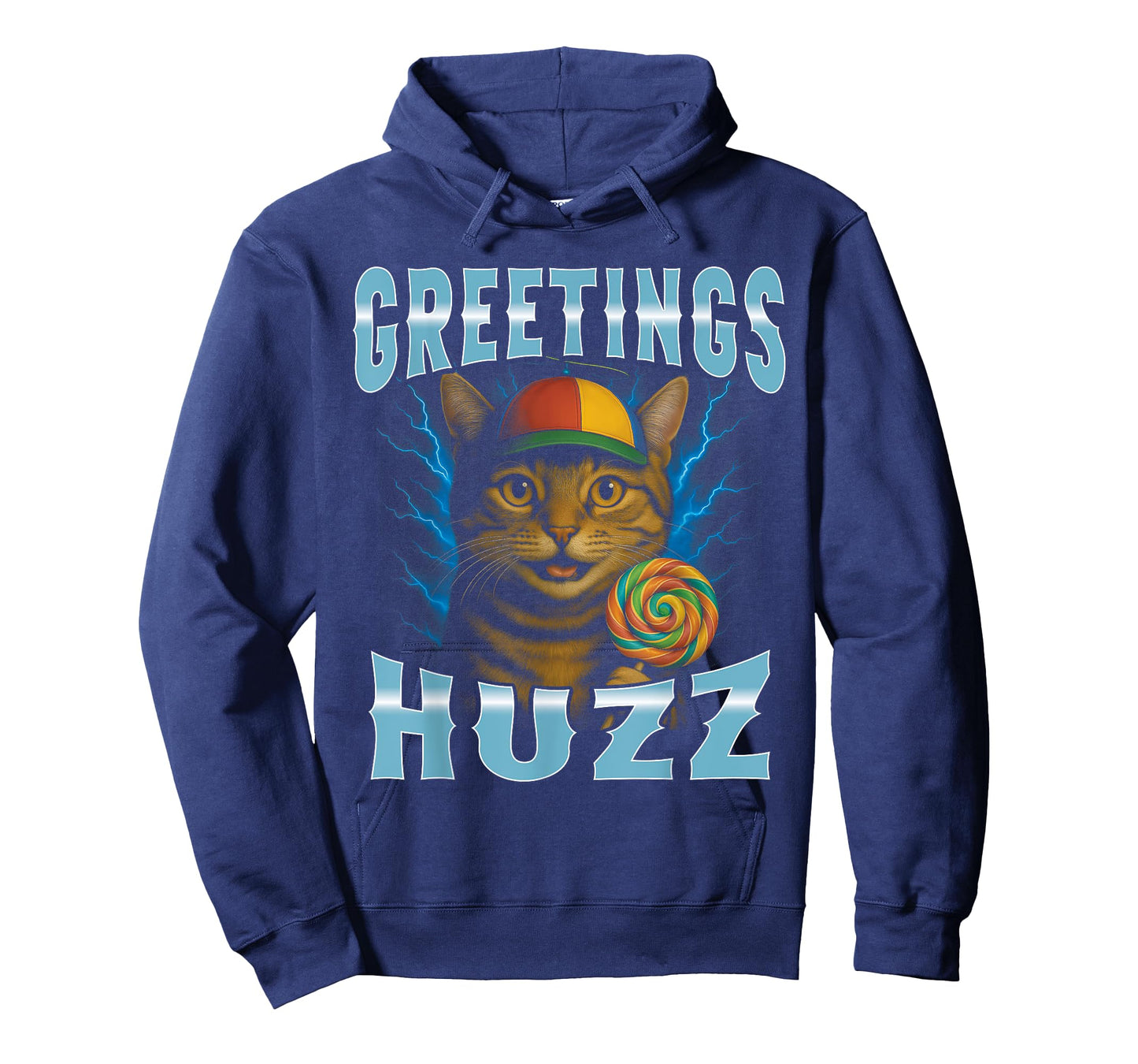 Greetings Huzz Bootleg Cat Funny T-Shirt
