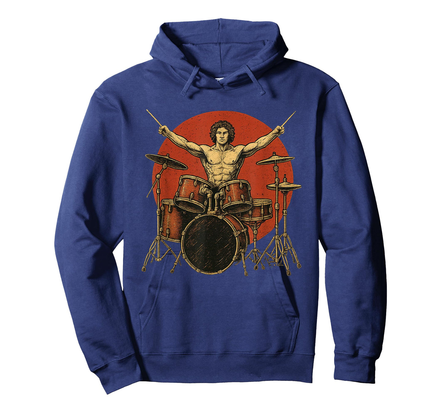 Drummer Gift Da Vinci Drums Drawing Present for Music Fans T-Shirt