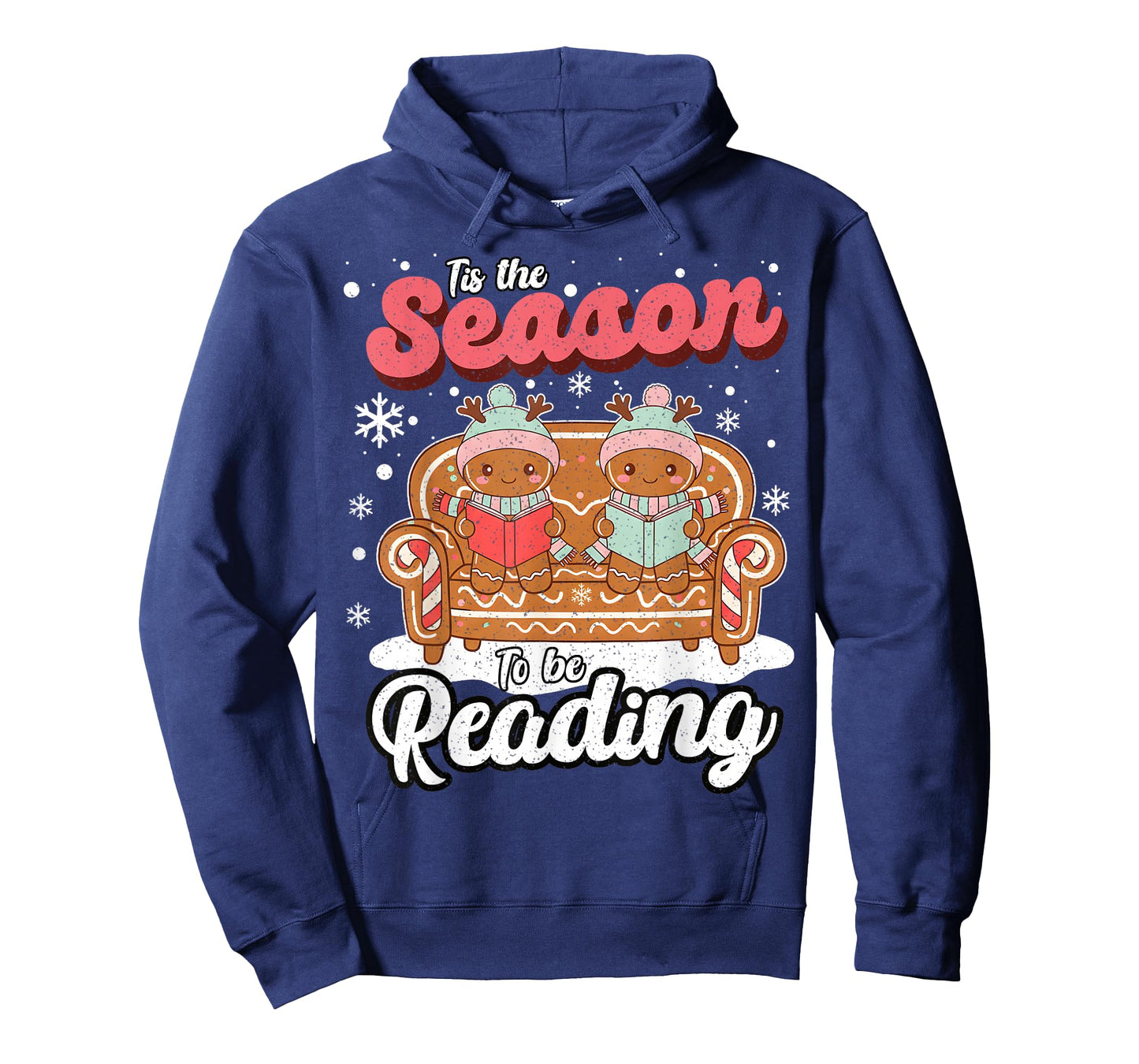 Christmas School Teacher Retro Librarian Groovy Xmas Books T-Shirt